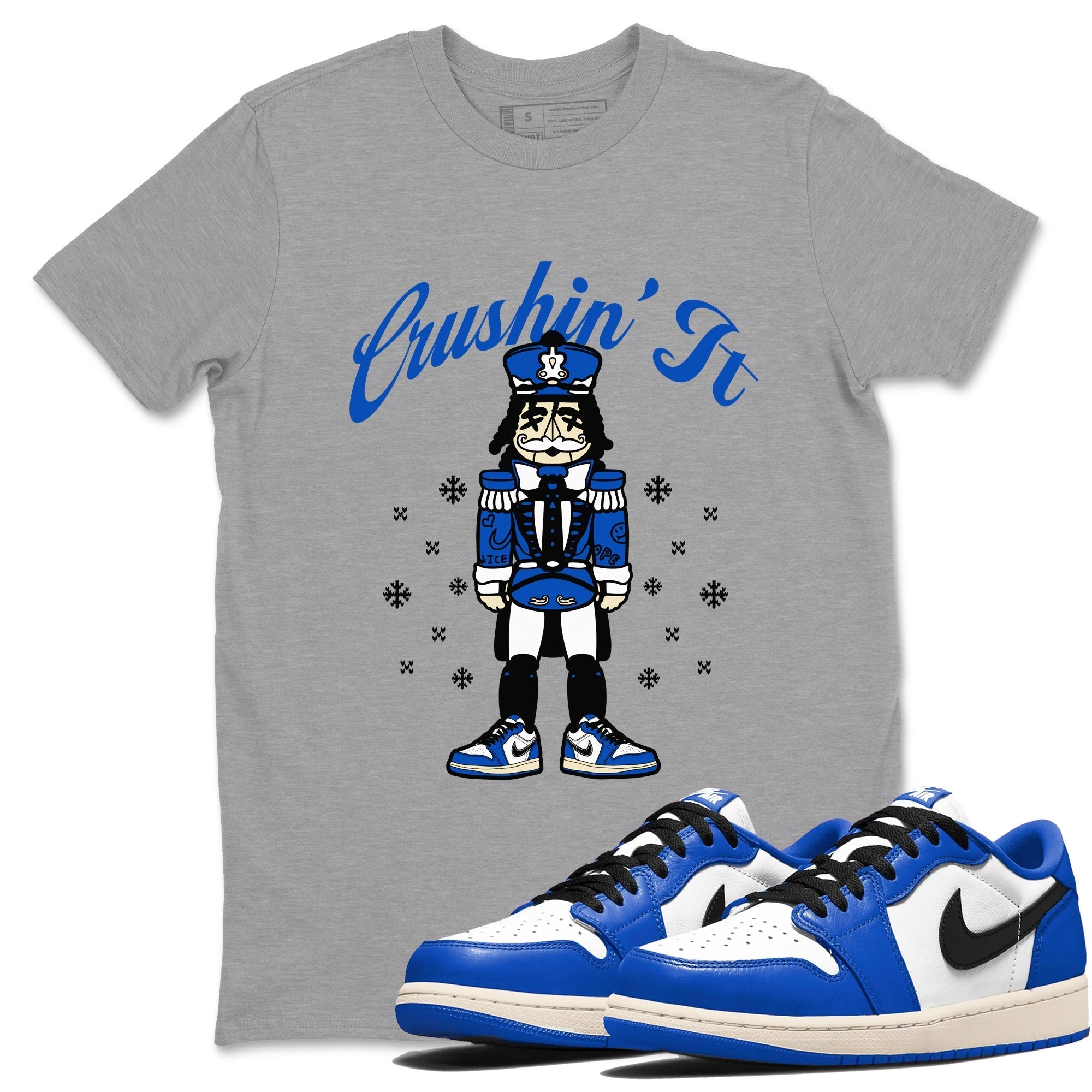 Crushin' It snkmatch Tees - Air Jordan 1 Game Royal