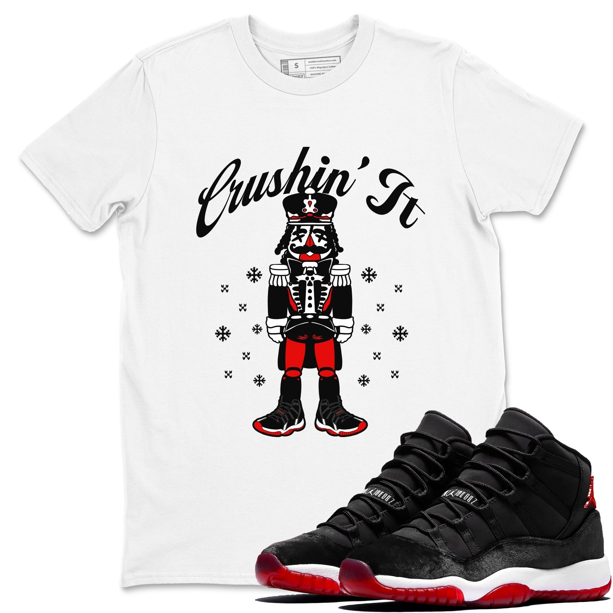 Crushin' It snkmatch Tees - Air Jordan 11 Bred Velvet