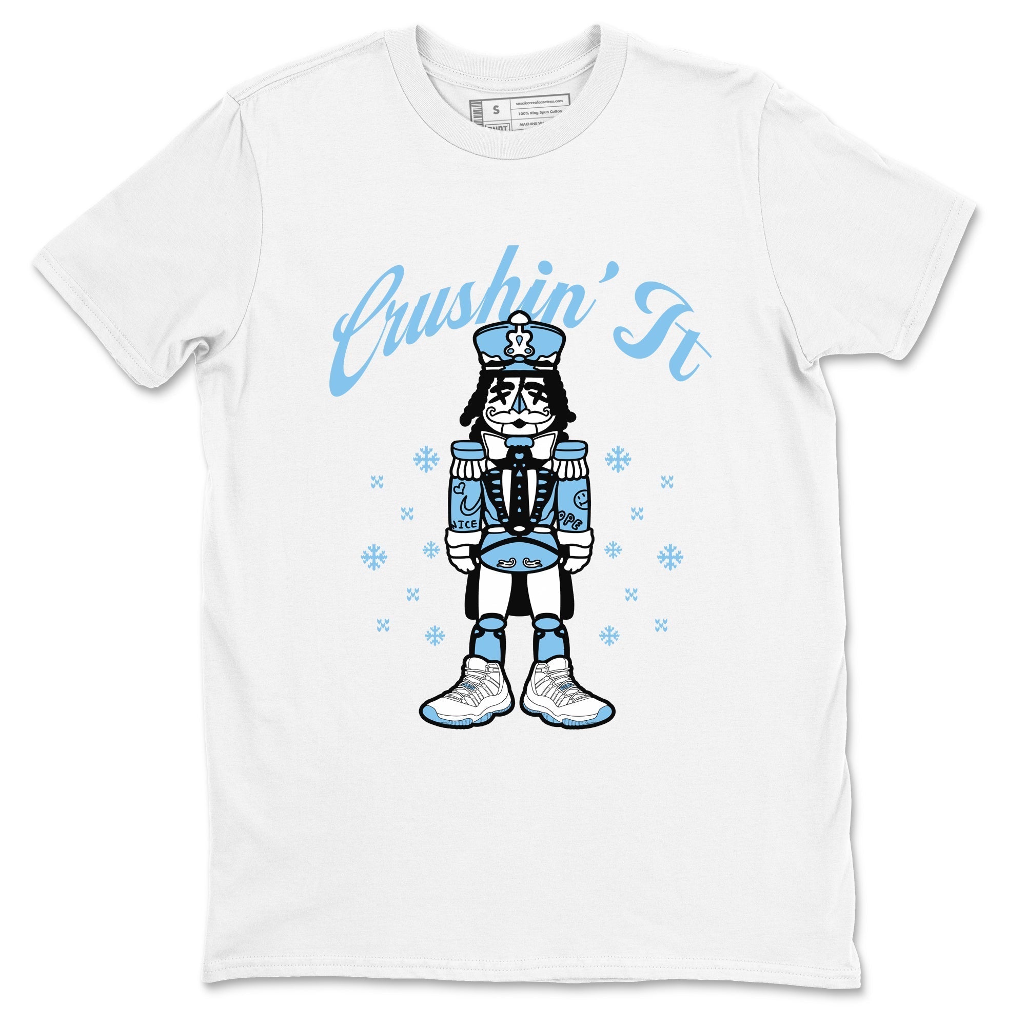 Crushin' It snkmatch Tees - Air Jordan 11 Legend Blue