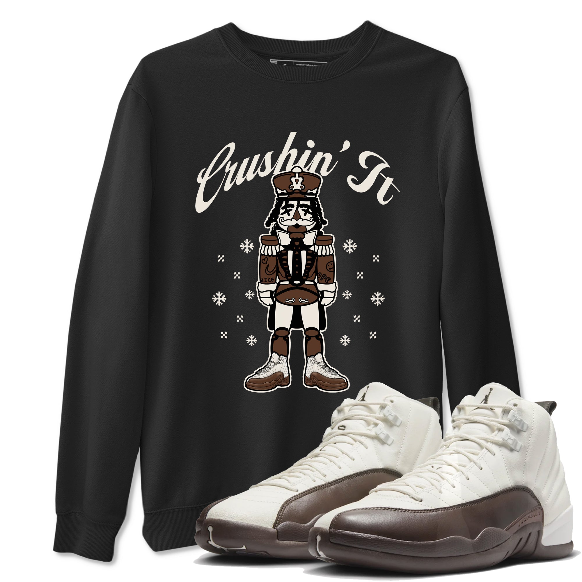Crushin' It snkmatch Tees - Air Jordan 12 Baroque Brown
