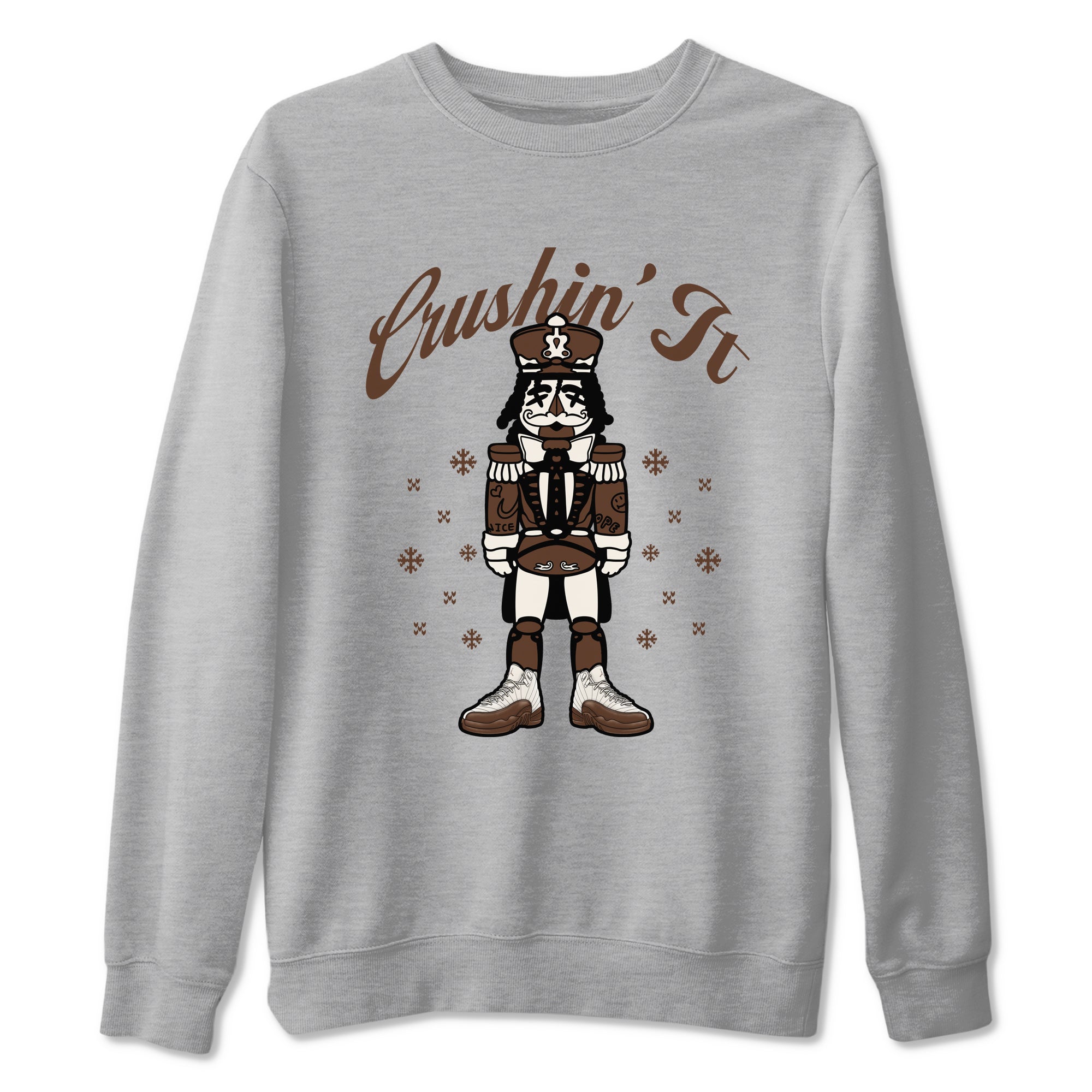 Crushin' It snkmatch Tees - Air Jordan 12 Baroque Brown