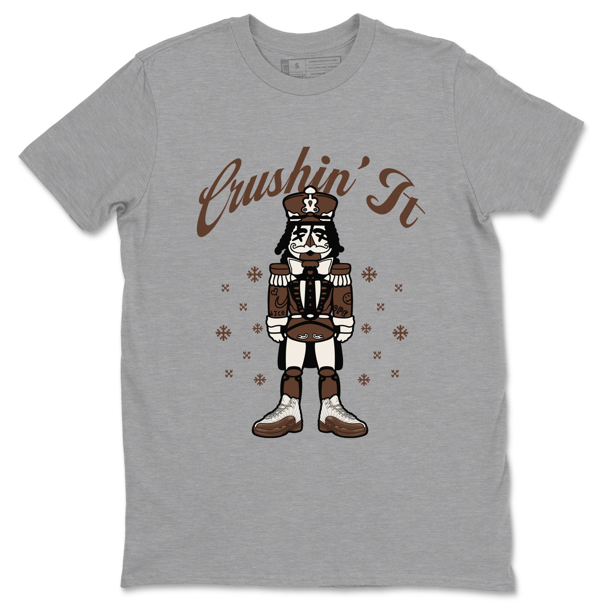 Crushin' It snkmatch Tees - Air Jordan 12 Baroque Brown