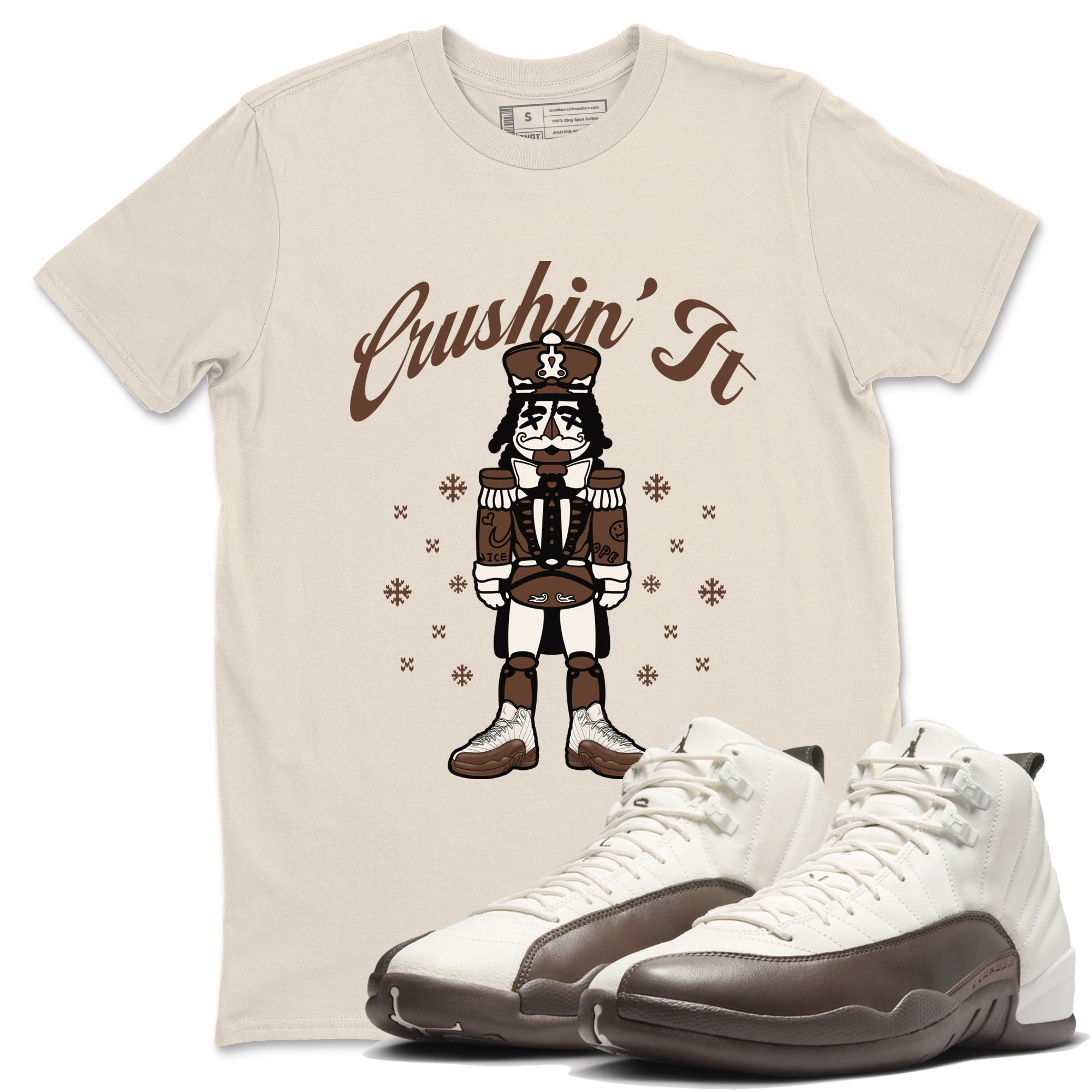 Crushin' It snkmatch Tees - Air Jordan 12 Baroque Brown