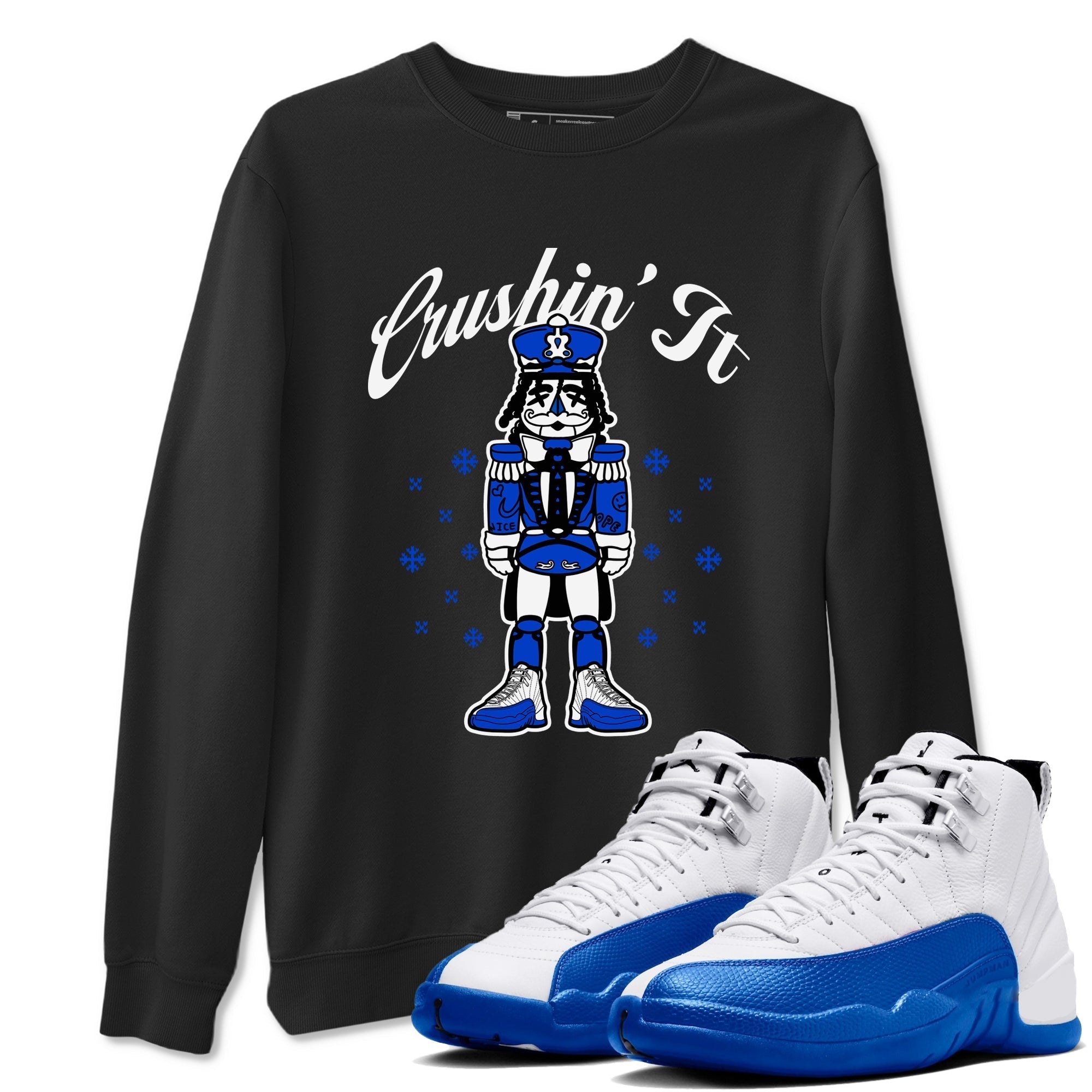 Crushin' It snkmatch Tees - Air Jordan 12 Blueberry