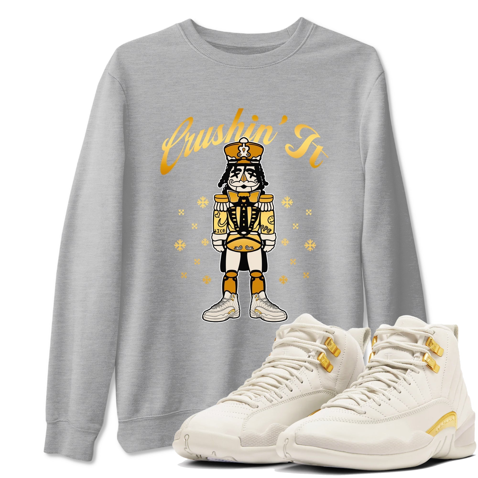 Crushin' It snkmatch Tees - Air Jordan 12 Phantom