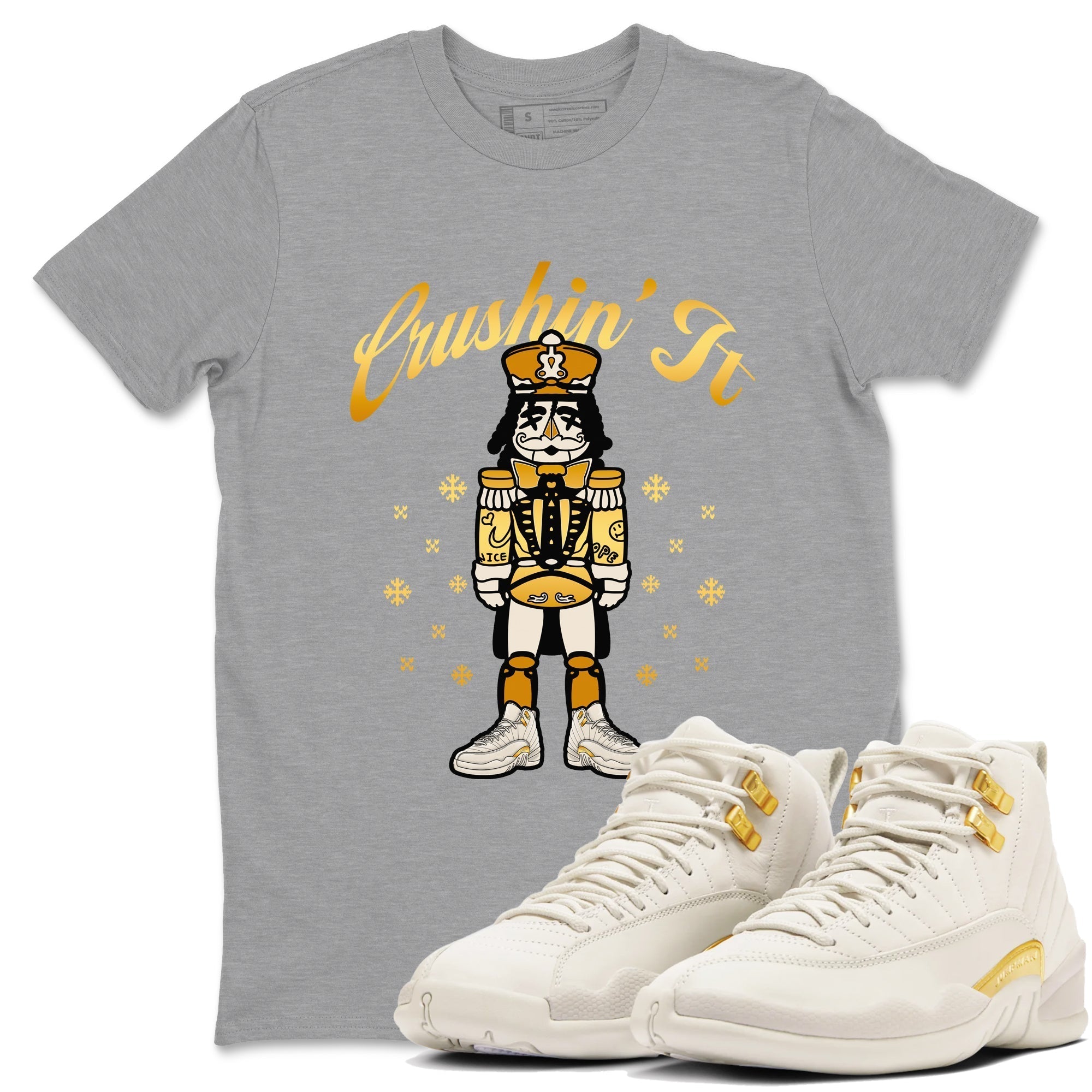 Crushin' It snkmatch Tees - Air Jordan 12 Phantom