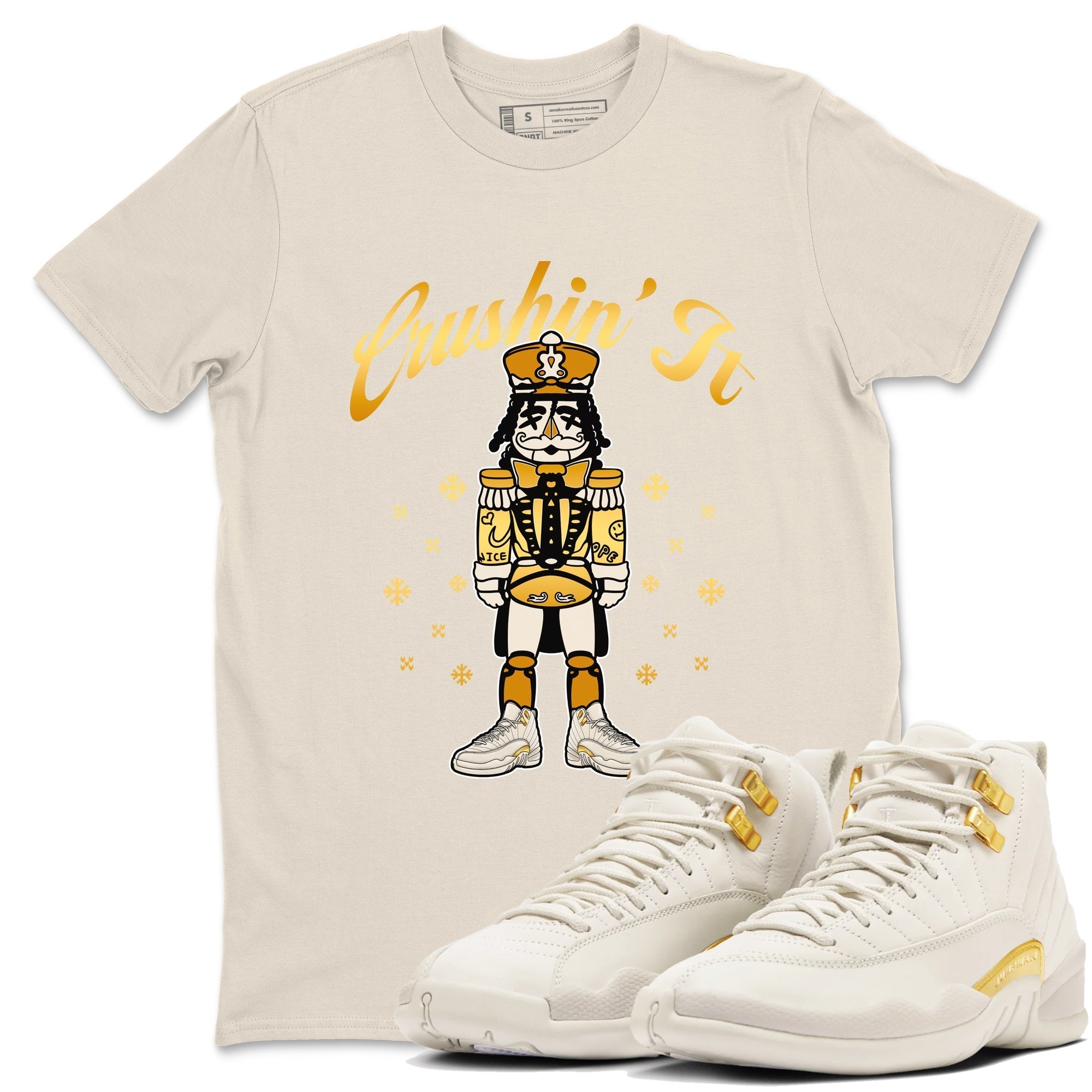 Crushin' It snkmatch Tees - Air Jordan 12 Phantom