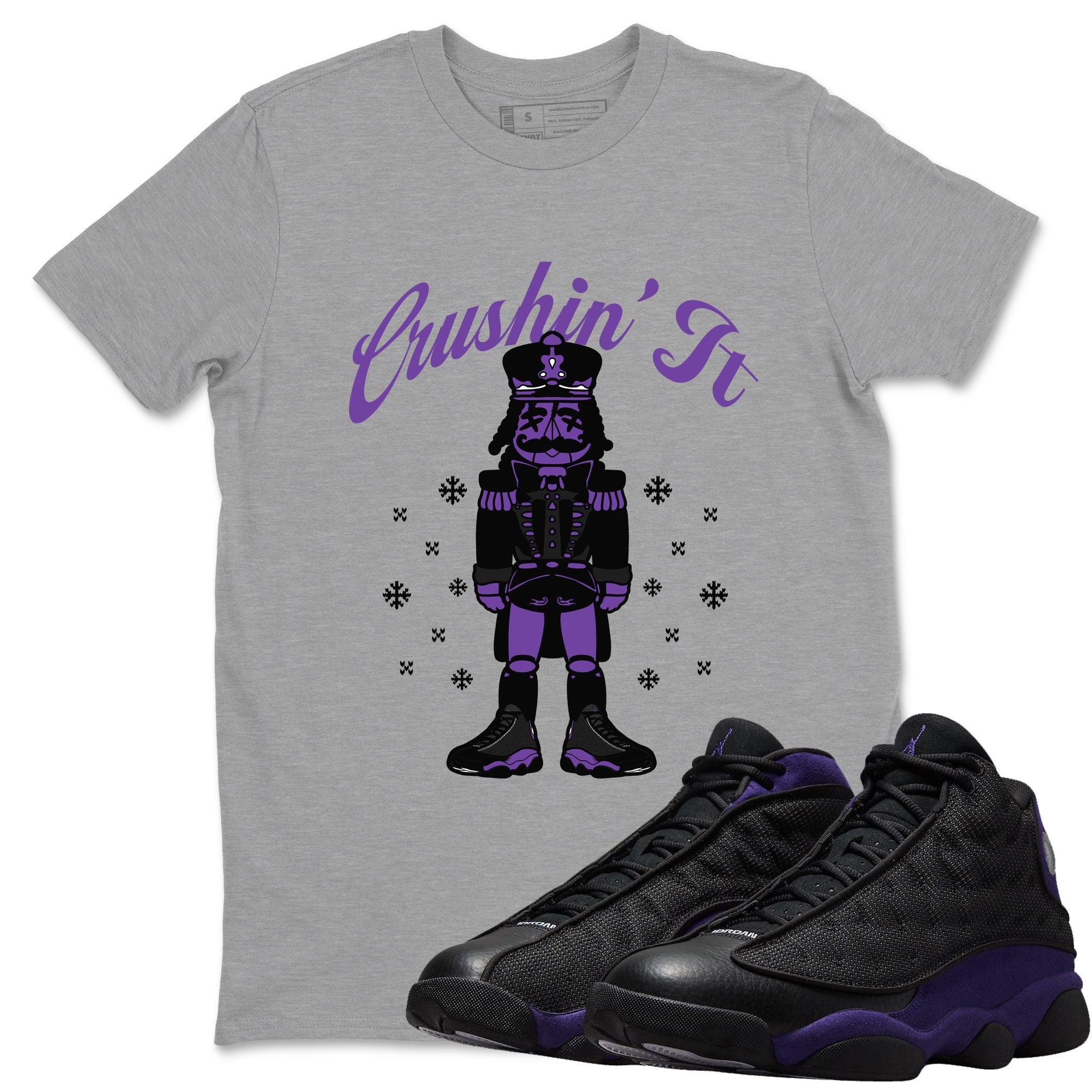 Crushin' It snkmatch Tees - Air Jordan 13 Court Purple