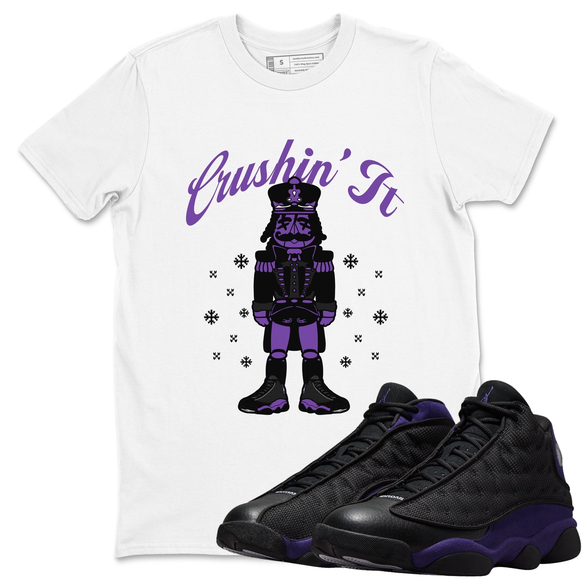Crushin' It snkmatch Tees - Air Jordan 13 Court Purple