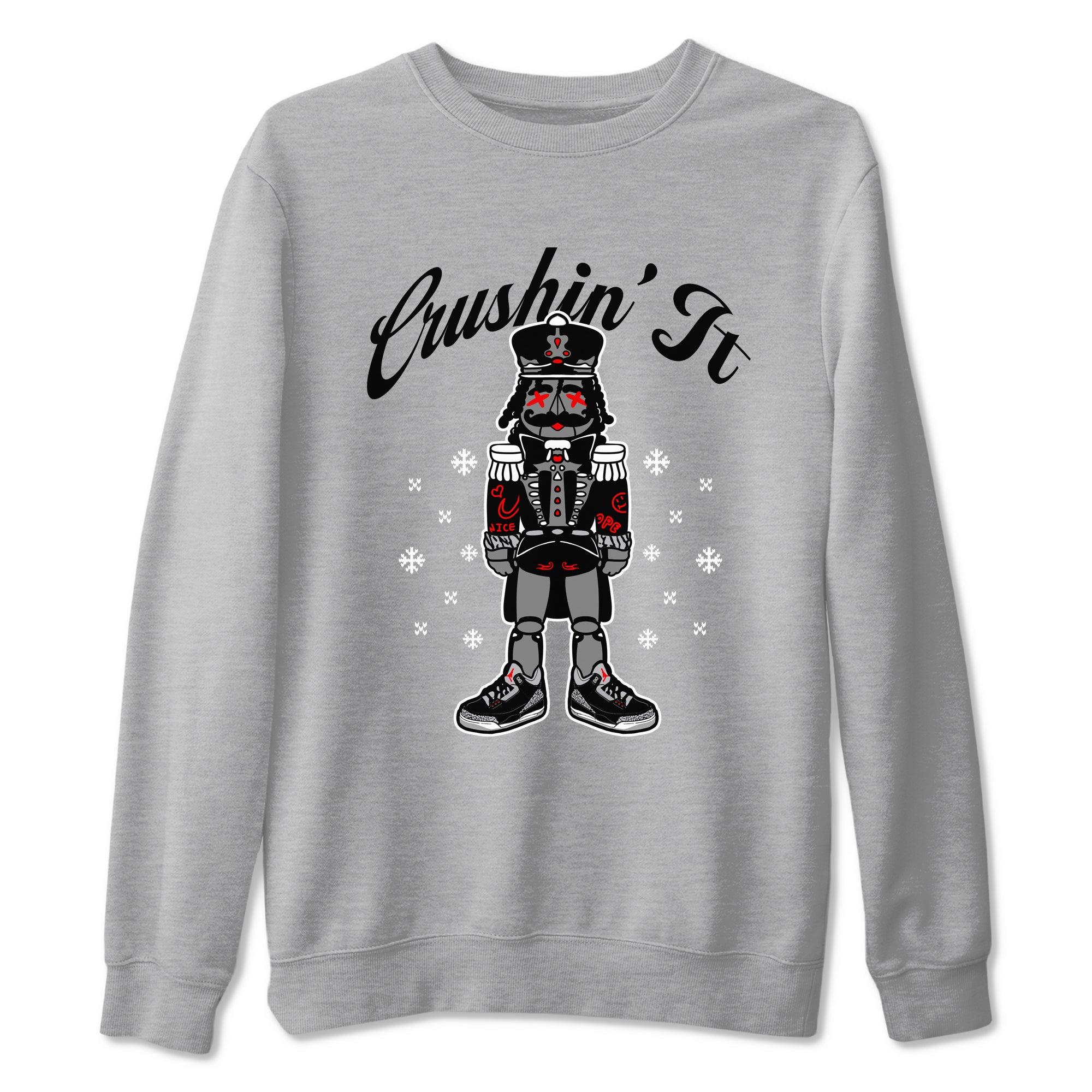 Crushin' It snkmatch Tees - Air Jordan 3 Black Cement