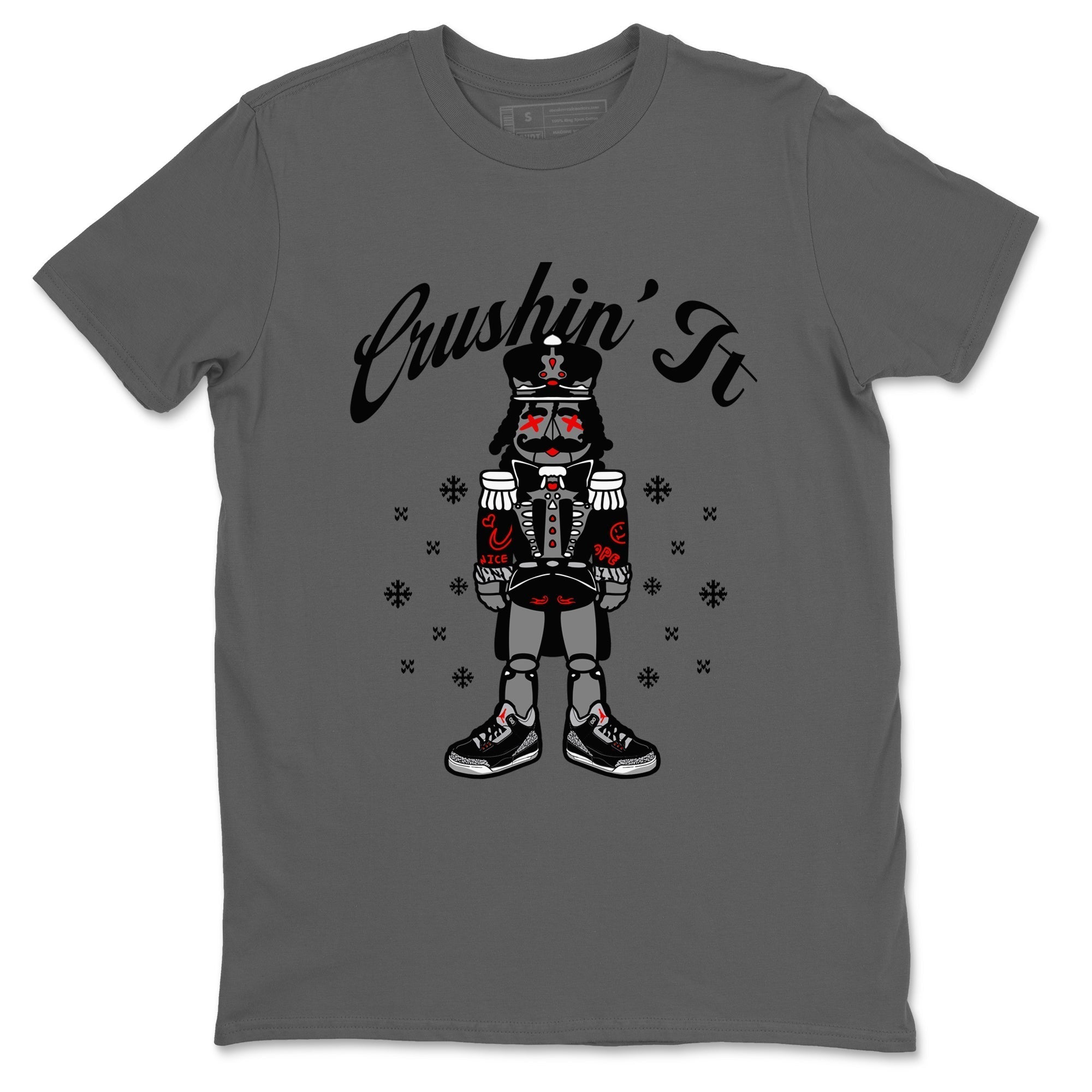 Crushin' It snkmatch Tees - Air Jordan 3 Black Cement