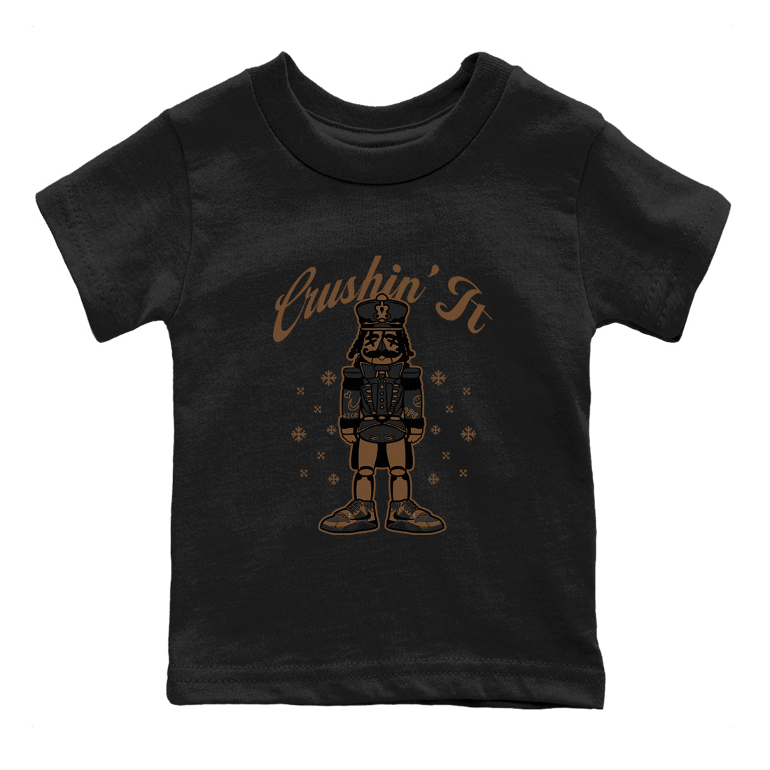 Crushin' It snkmatch Tees Kids - Jordan Jumpman Jack Travis Scott Dark Mocha