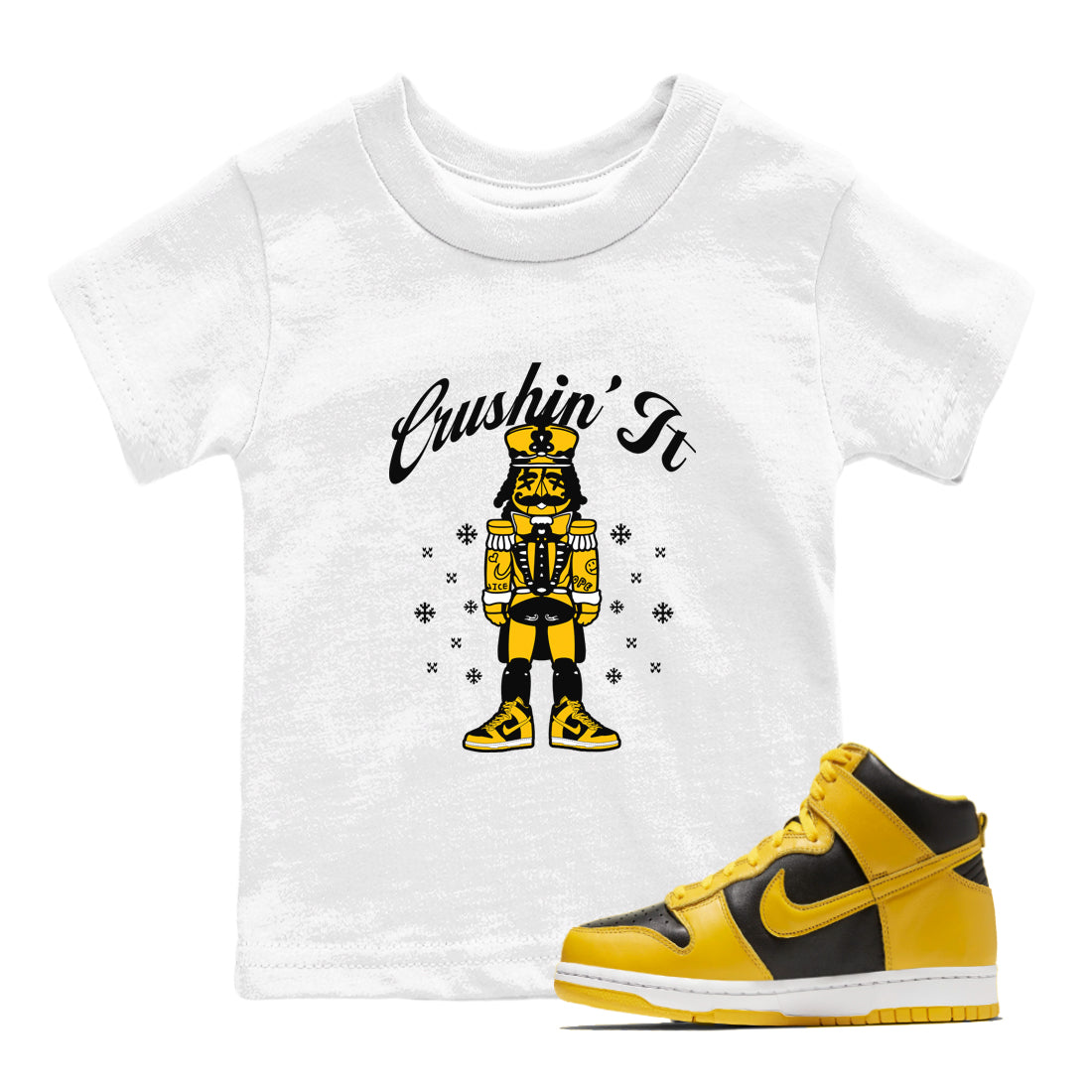 Crushin' It snkmatch Tees Kids - Dunk High Pollen