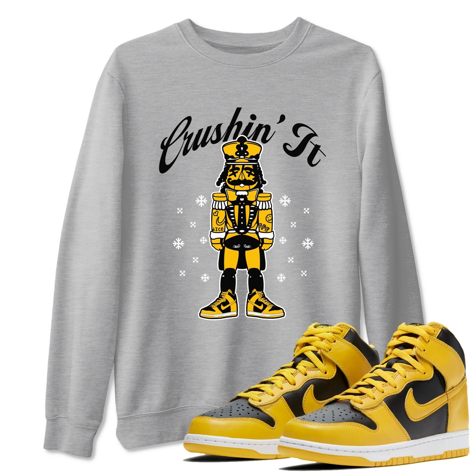 Crushin' It snkmatch Tees - Dunk High Pollen