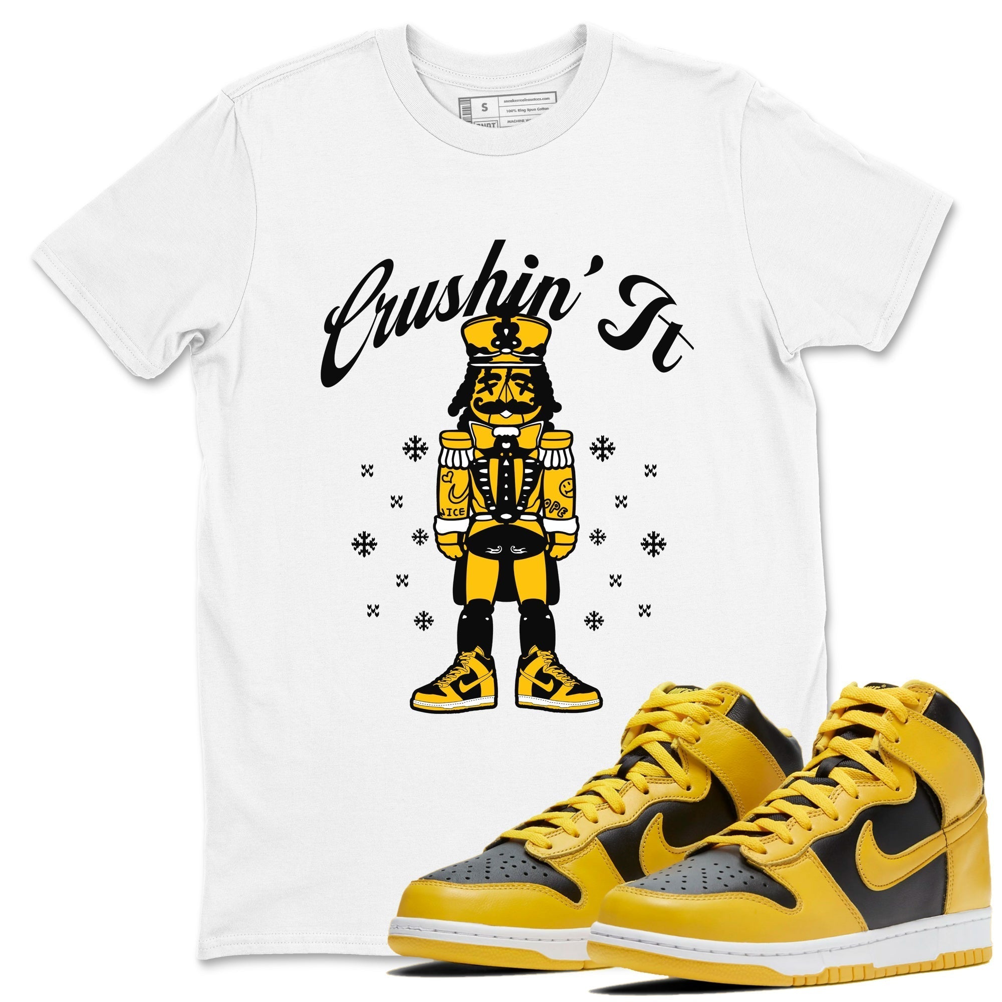 Crushin' It snkmatch Tees - Dunk High Pollen
