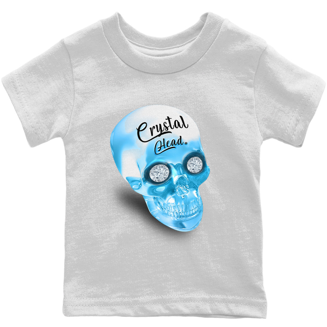 Crystal Head Kids Tops - Air Jordan 1 Powder Blue