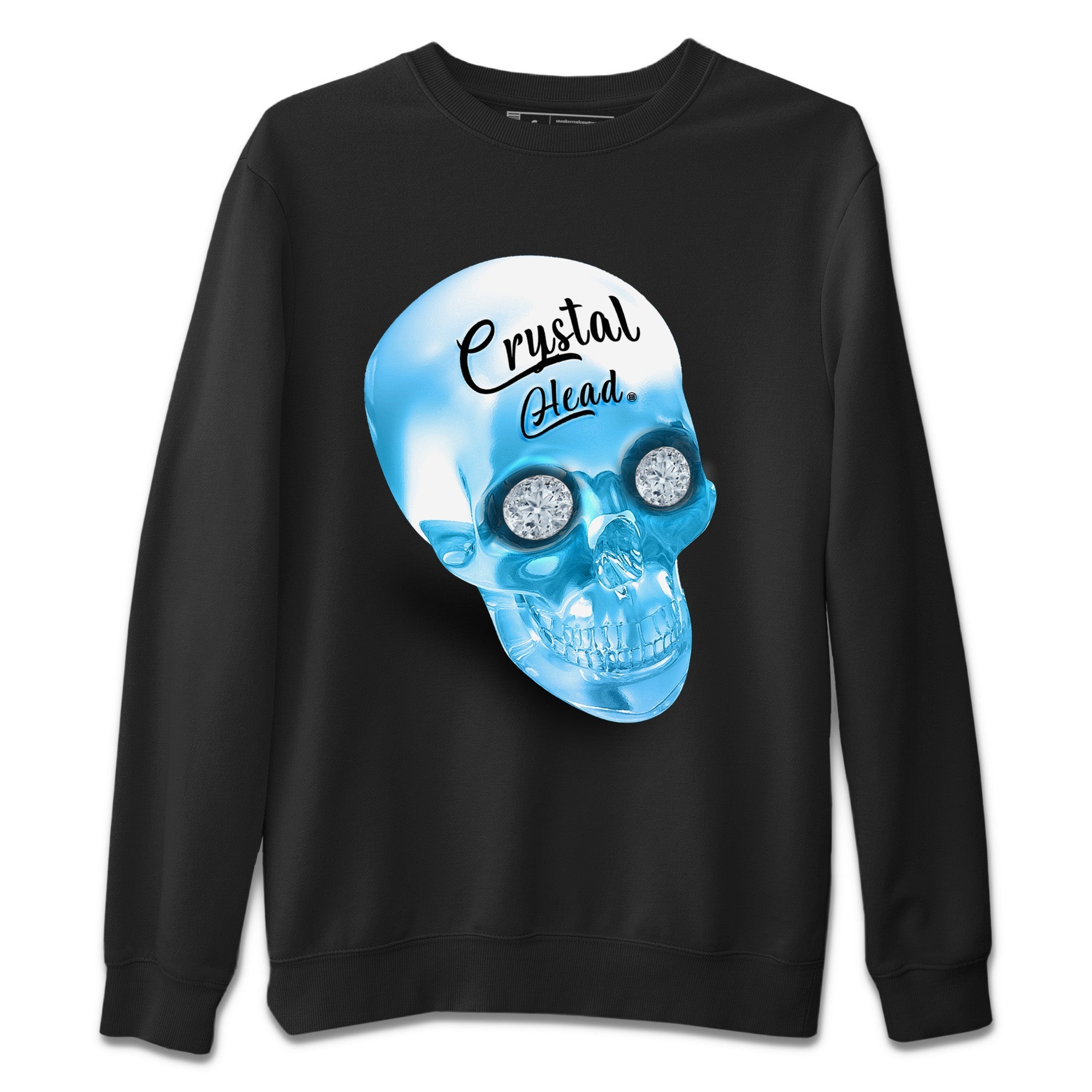 Crystal Head Unisex Tops - Air Jordan 1 Powder Blue