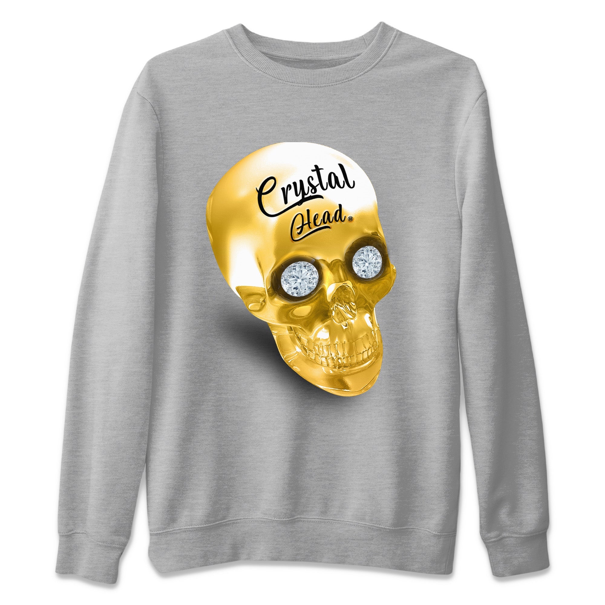Crystal Head Unisex Tops - Air Jordan 12 Black Taxi
