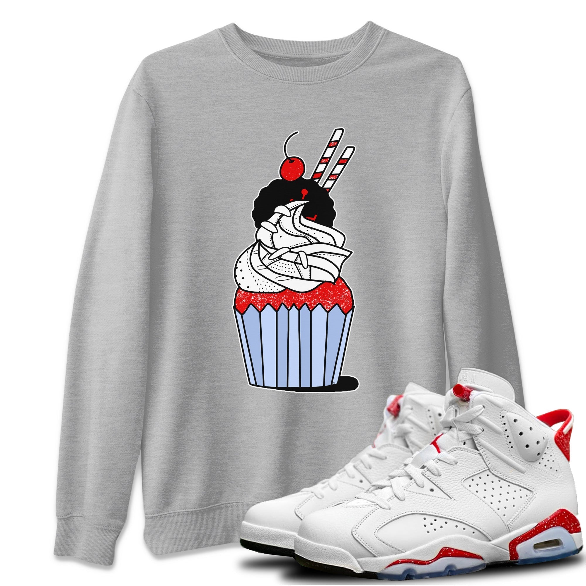 Cup Cake Unisex Tops - Air Jordan 6 Red Velvet Cookies