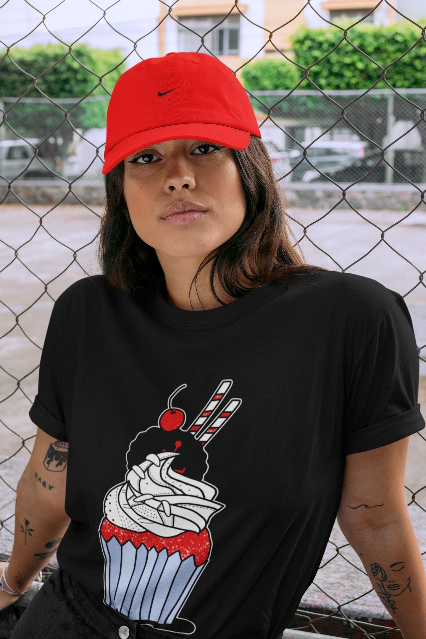 Cup Cake Unisex Tops - Air Jordan 6 Red Velvet Cookies