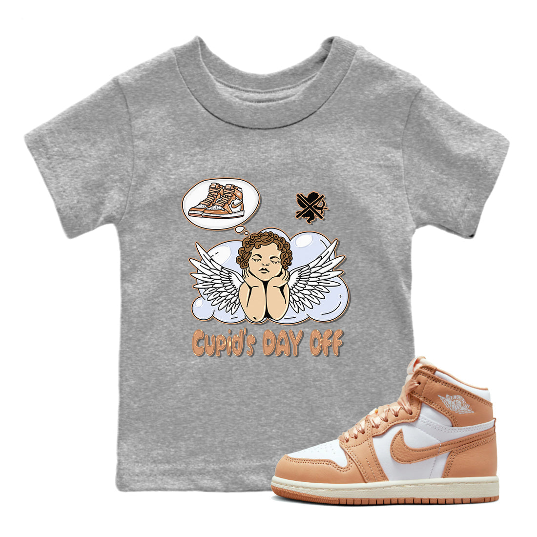 Cupids Day Off snkmatch Tee Kids - Air Jordan 1 Praline