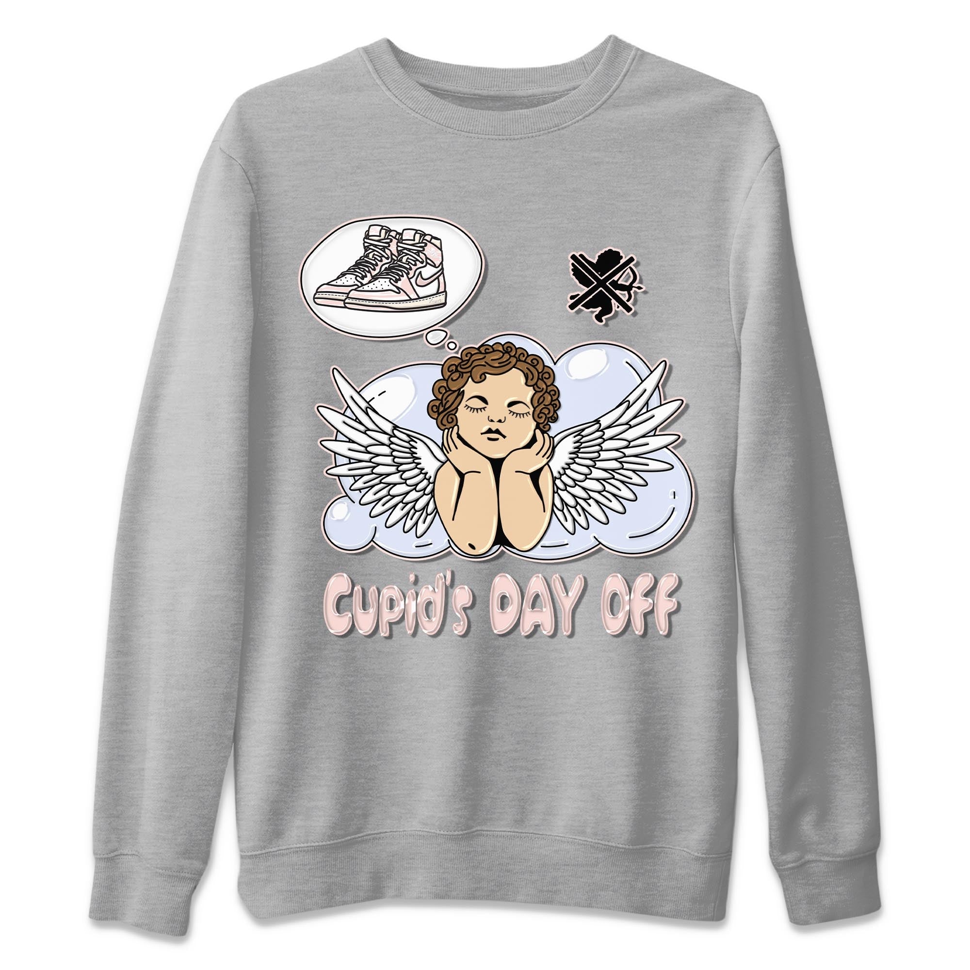 Cupids Day Off Unisex Tops - Air Jordan 1 Washed Pink