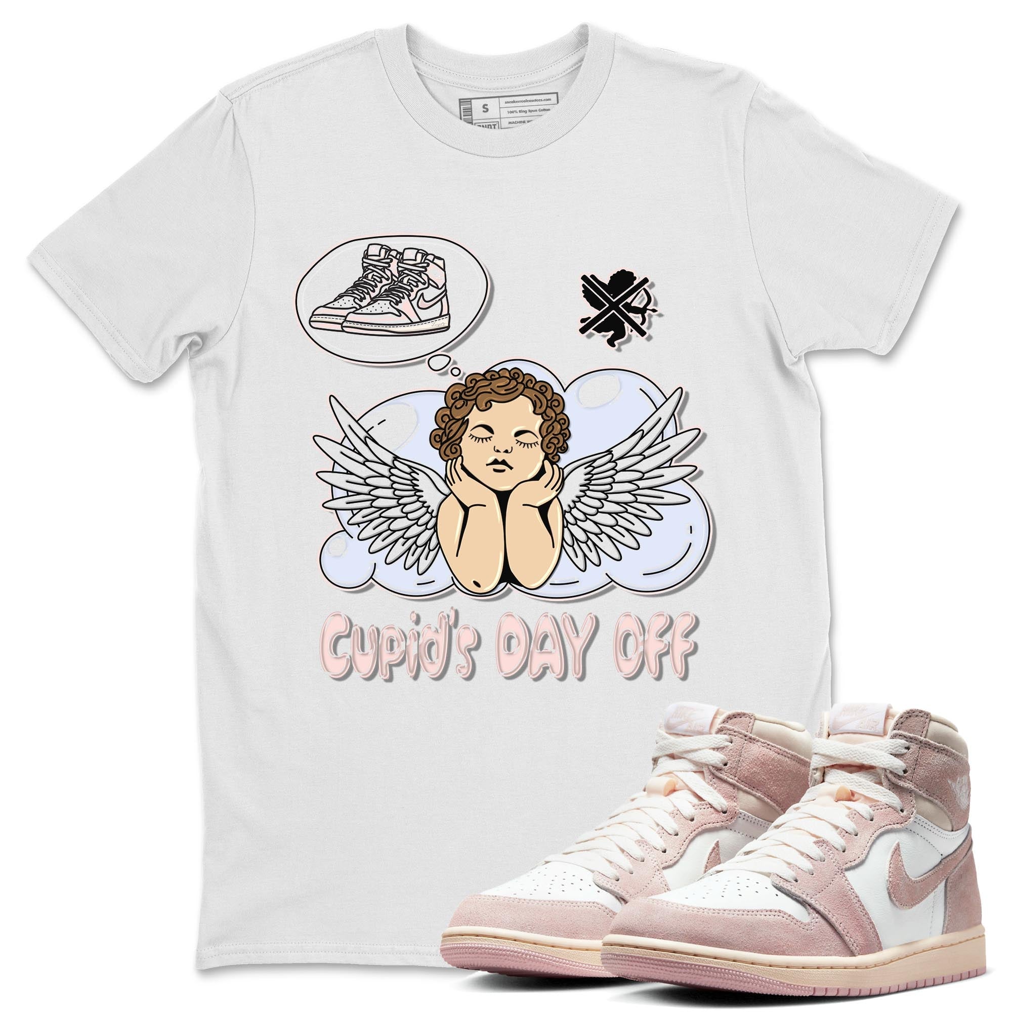 Cupids Day Off Unisex Tops - Air Jordan 1 Washed Pink
