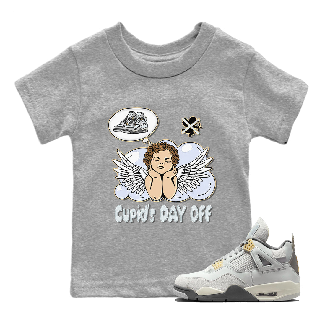Cupids Day Off Kids Tops - Air Jordan 4 Craft