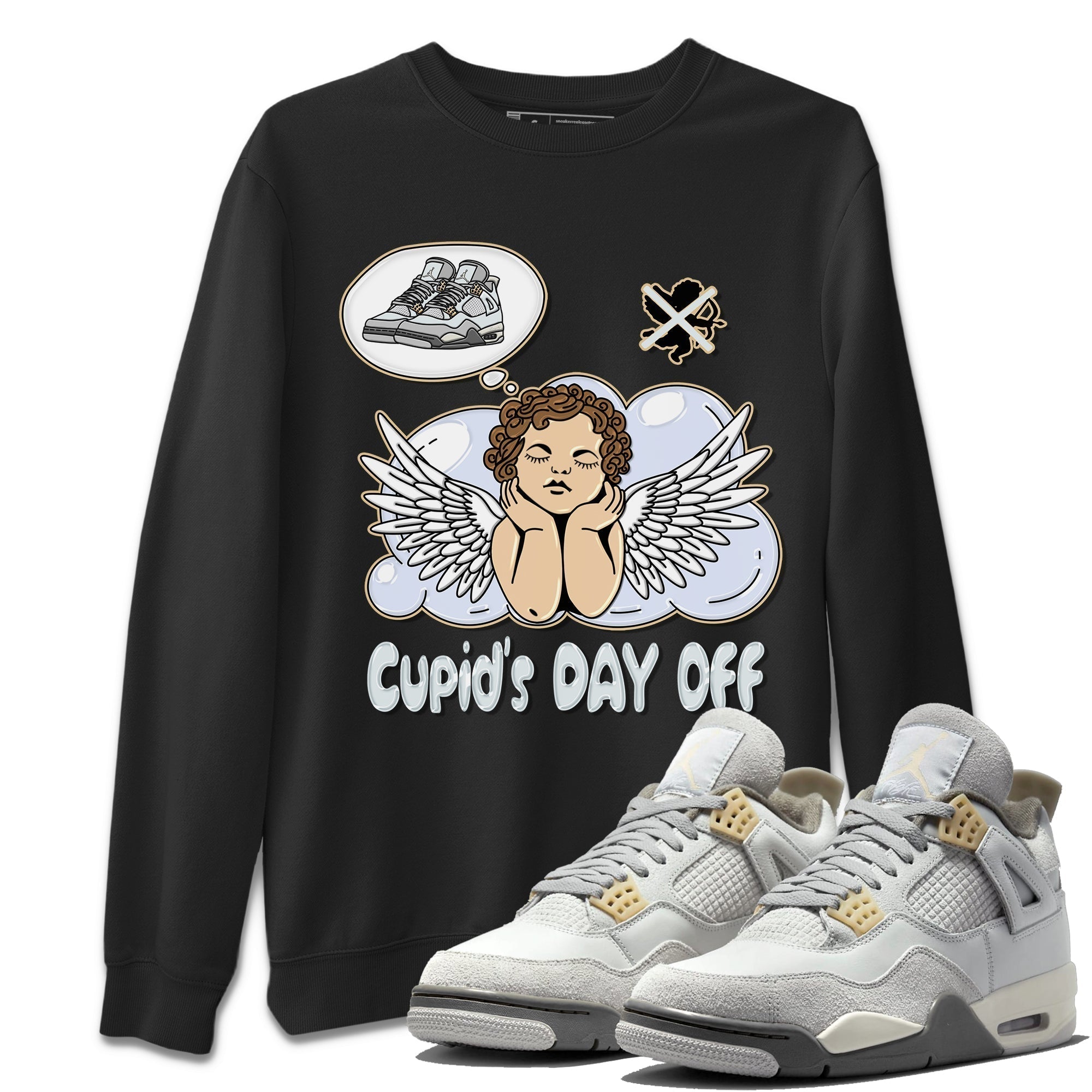 Cupids Day Off Unisex Tops - Air Jordan 4 Craft