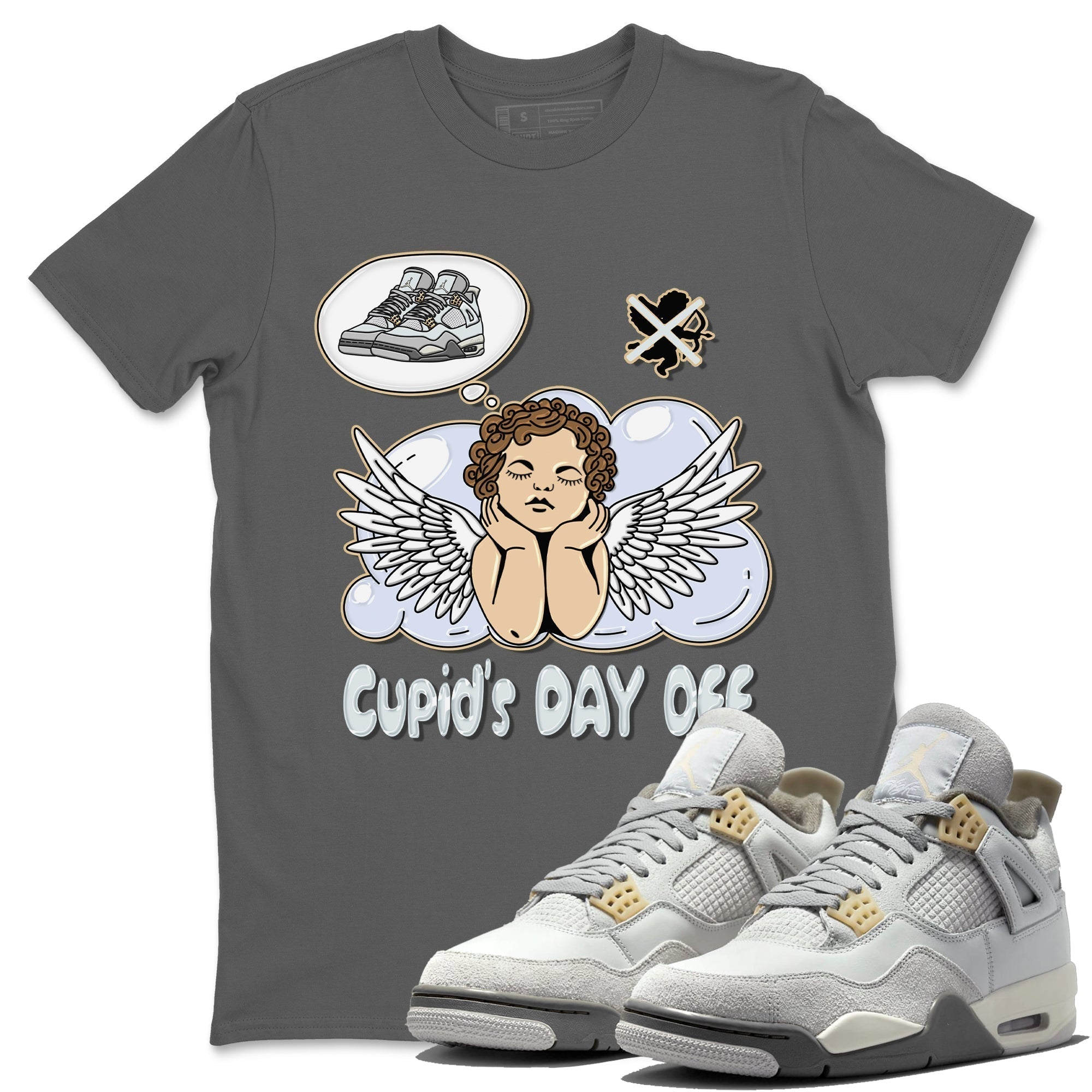 Cupids Day Off Unisex Tops - Air Jordan 4 Craft
