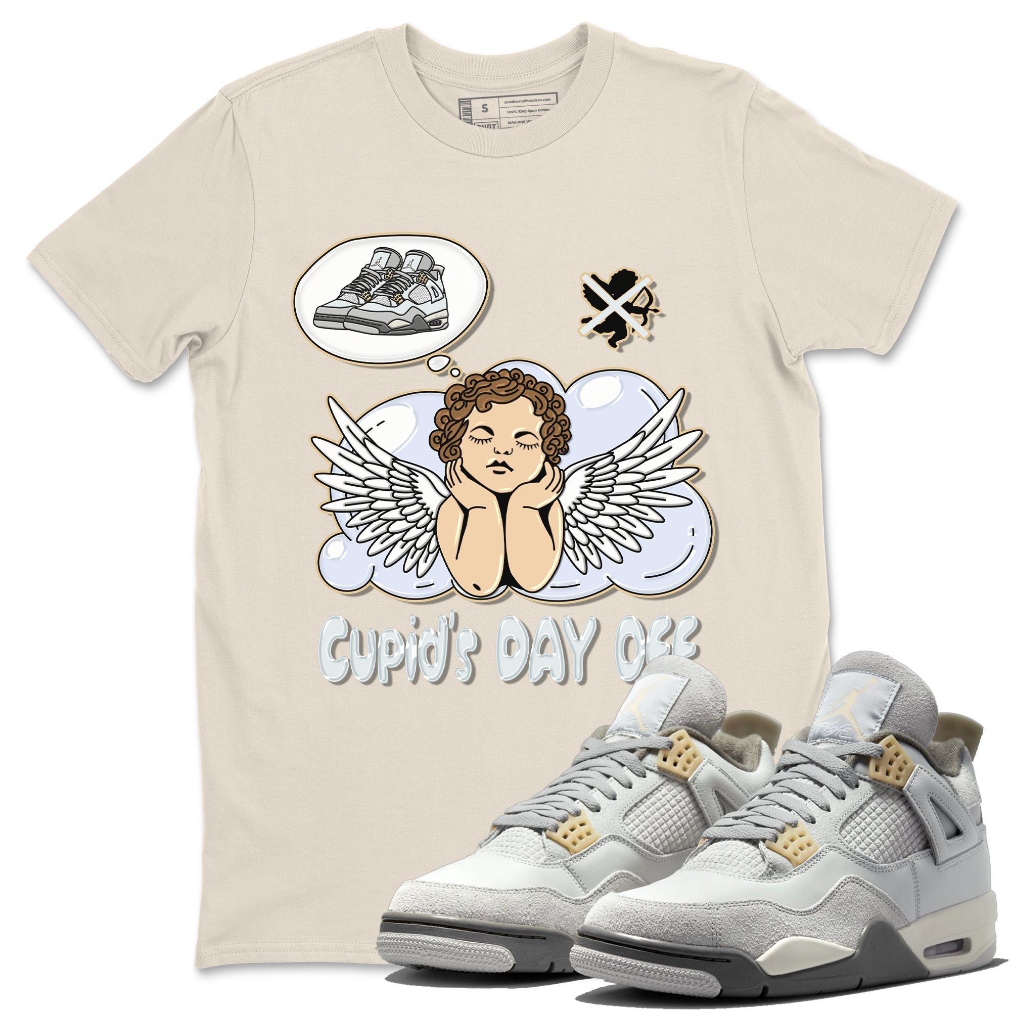 Cupids Day Off Unisex Tops - Air Jordan 4 Craft