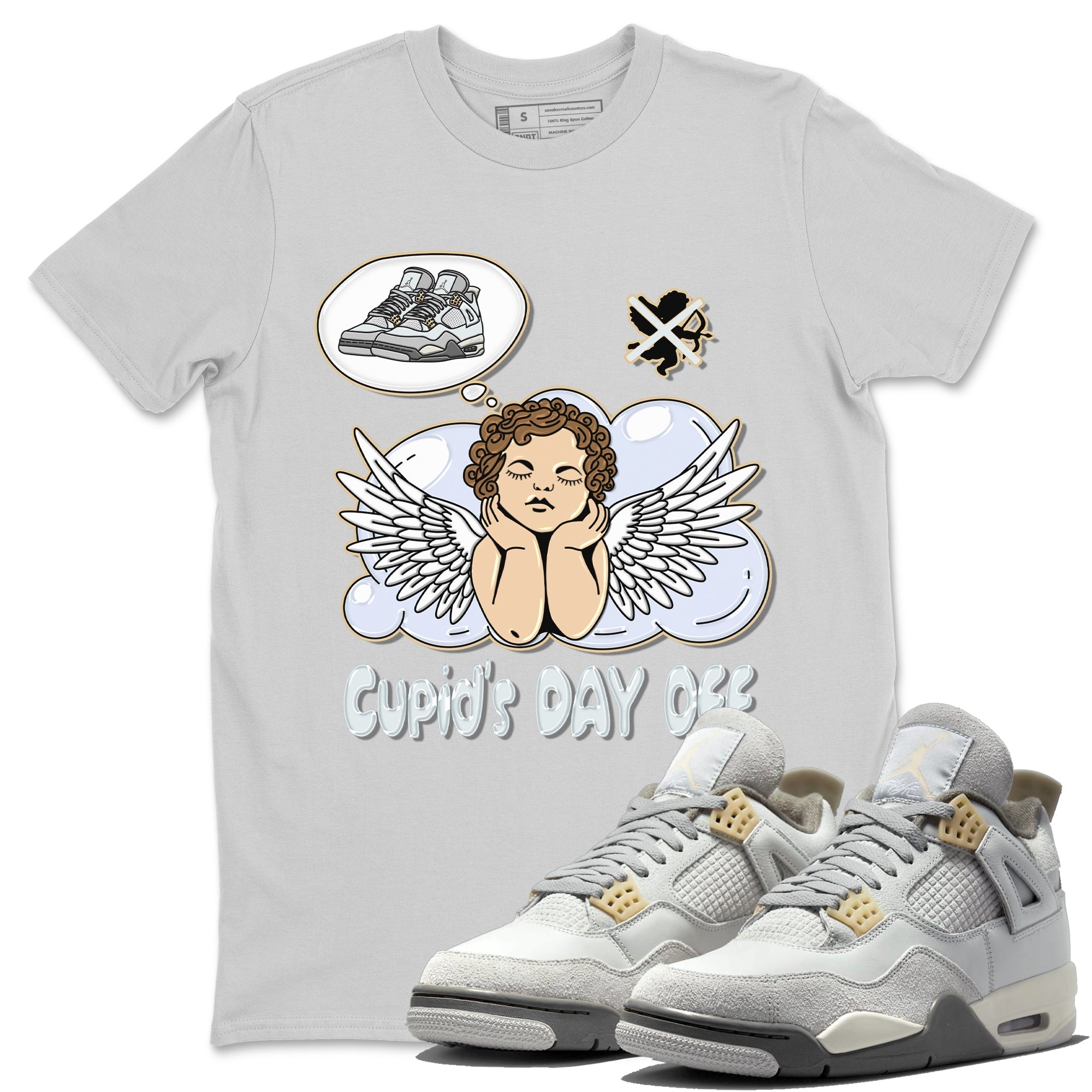 Cupids Day Off Unisex Tops - Air Jordan 4 Craft