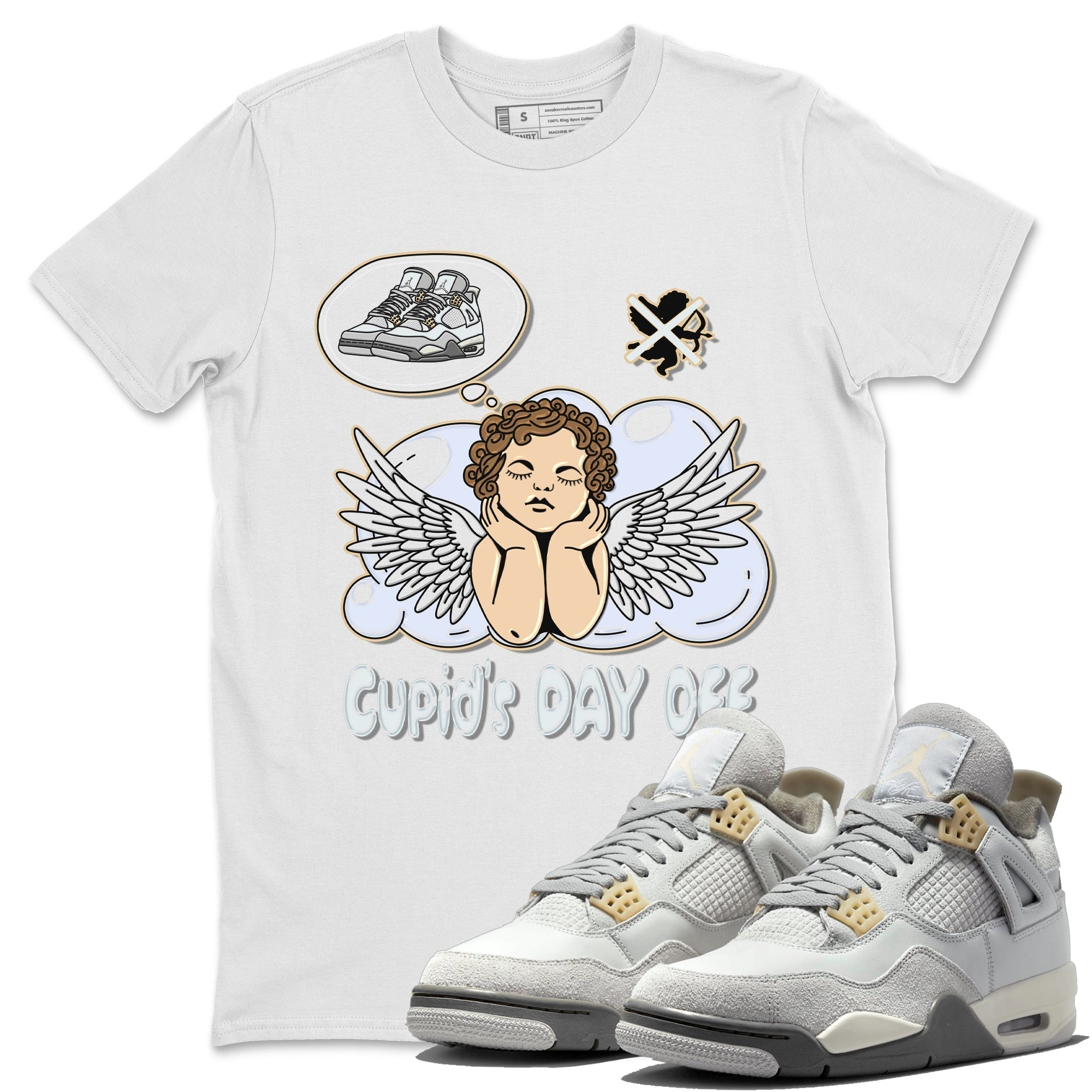 Cupids Day Off Unisex Tops - Air Jordan 4 Craft