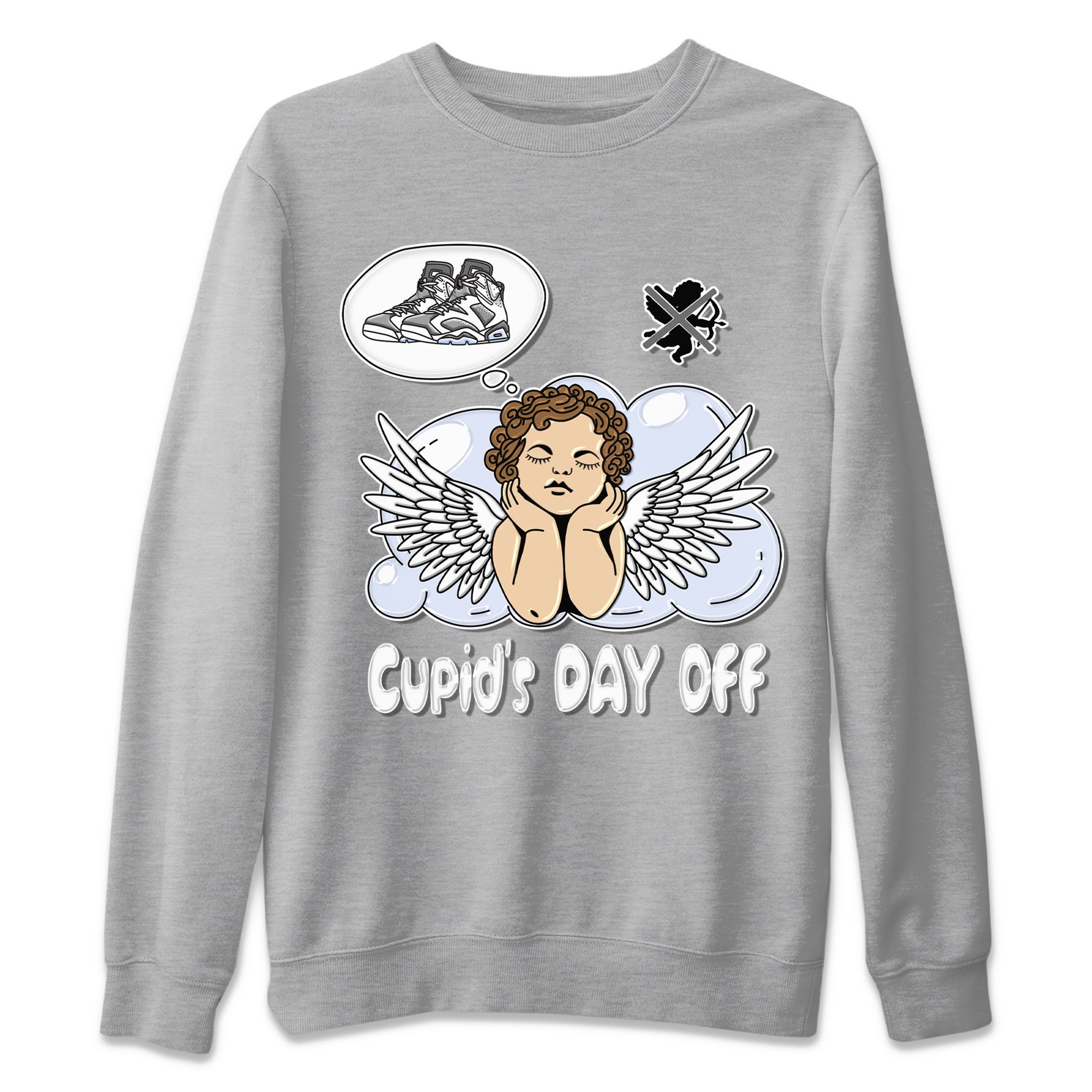 Cupids Day Off Unisex Tops - Air Jordan 6 Cool Grey