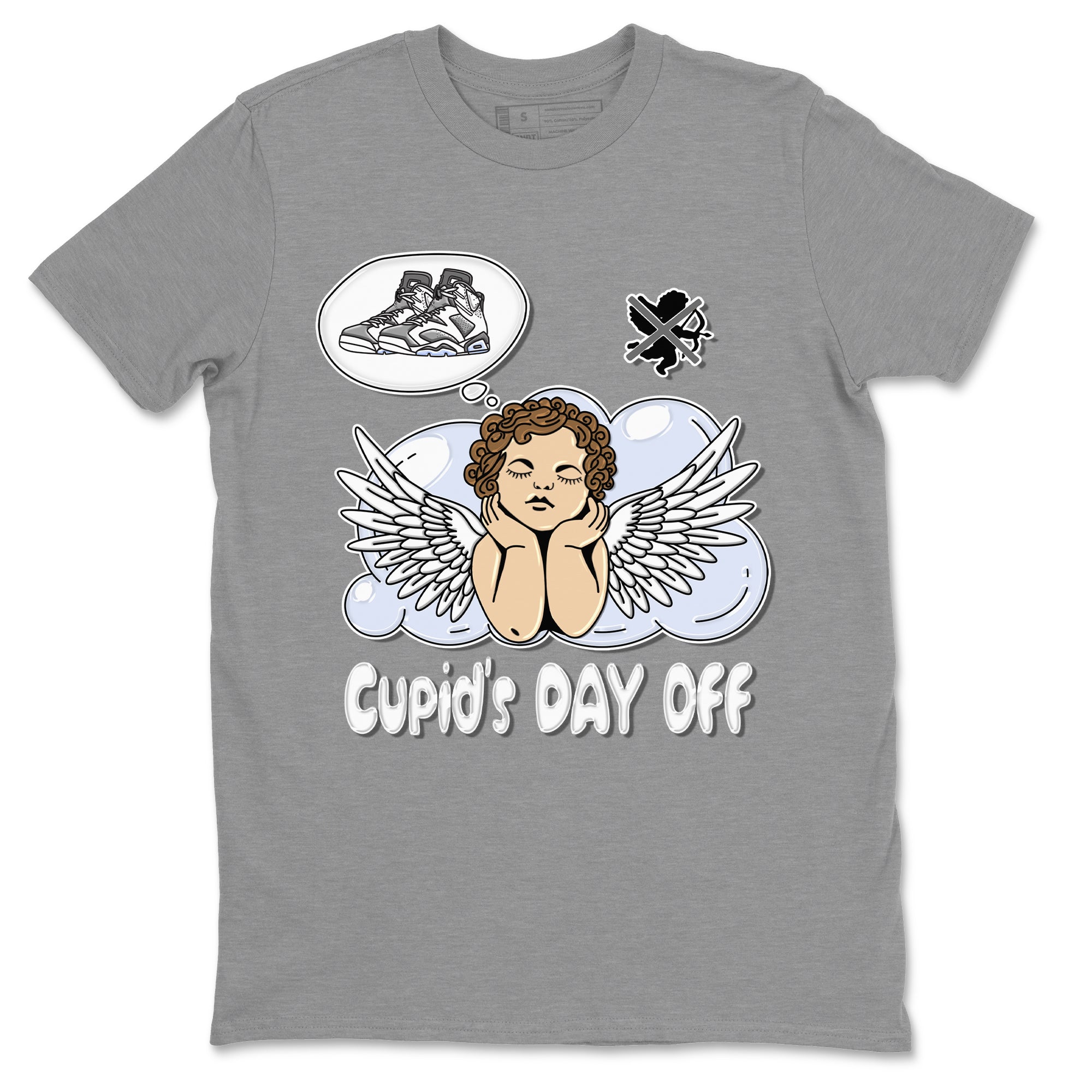 Cupids Day Off Unisex Tops - Air Jordan 6 Cool Grey