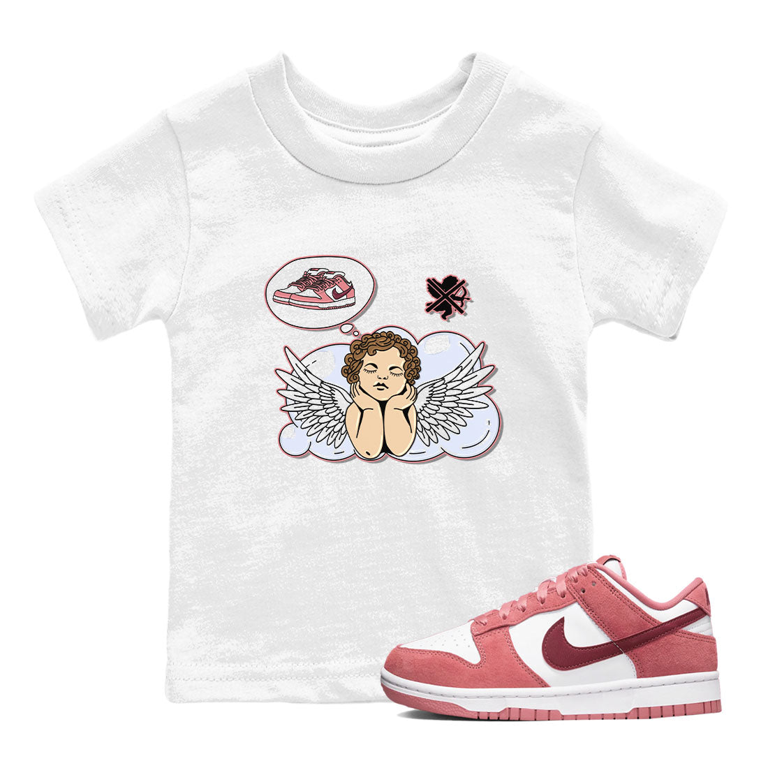 Cupids Day Off snkmatch Tees Kids - Dunk Valentines Day 2024