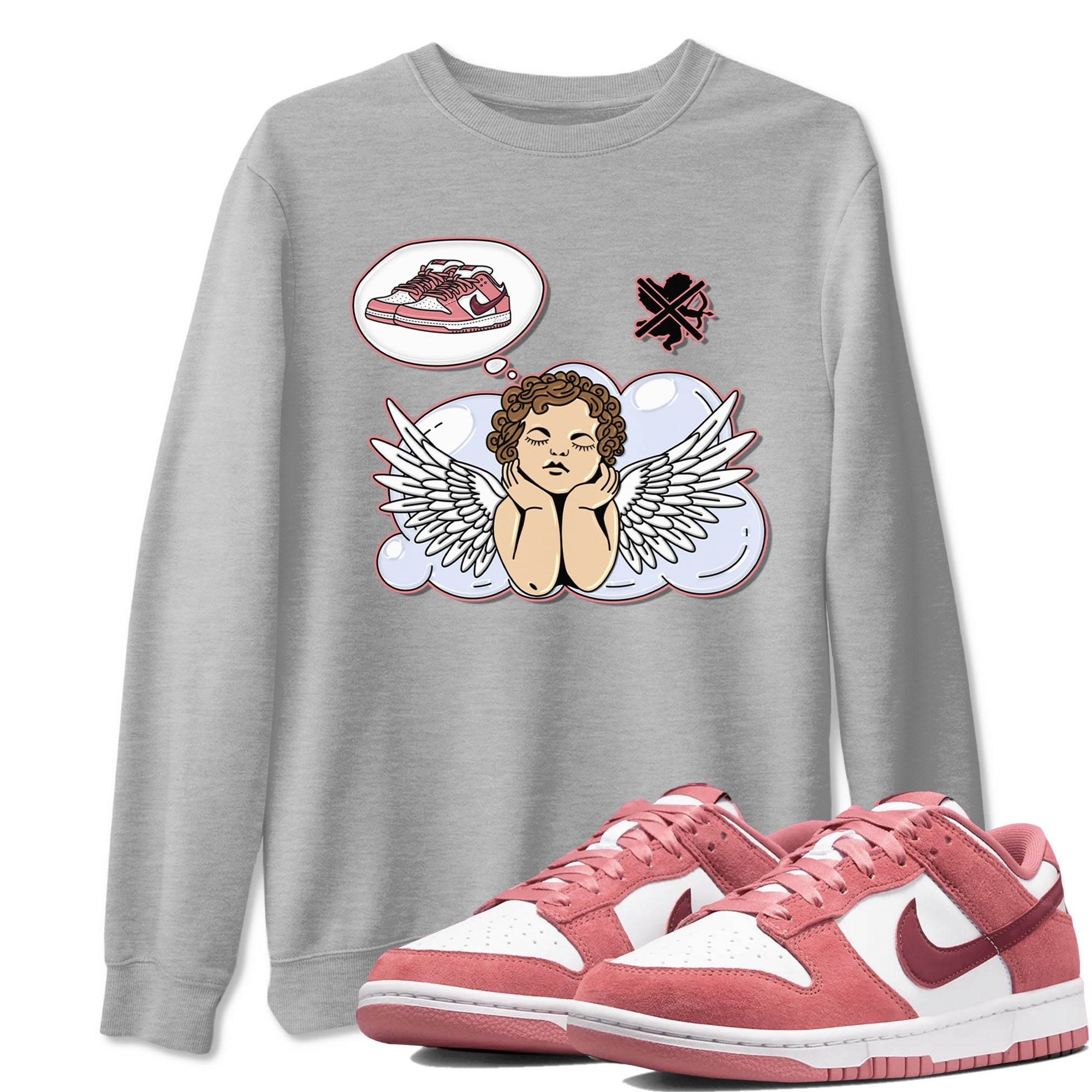 Cupids Day Off snkmatch Tees - Dunk Valentines Day 2024