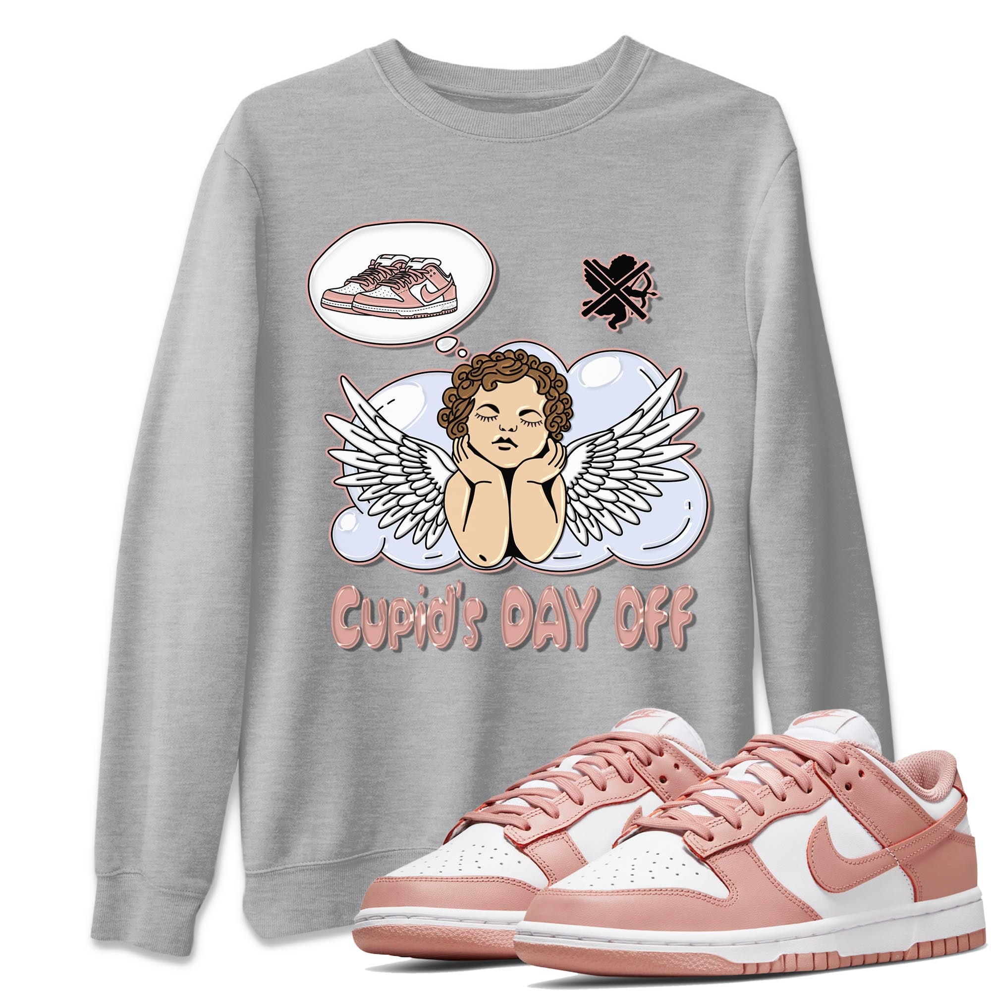 Cupids Day Off snkmatch Tee - Dunk Rose Whisper