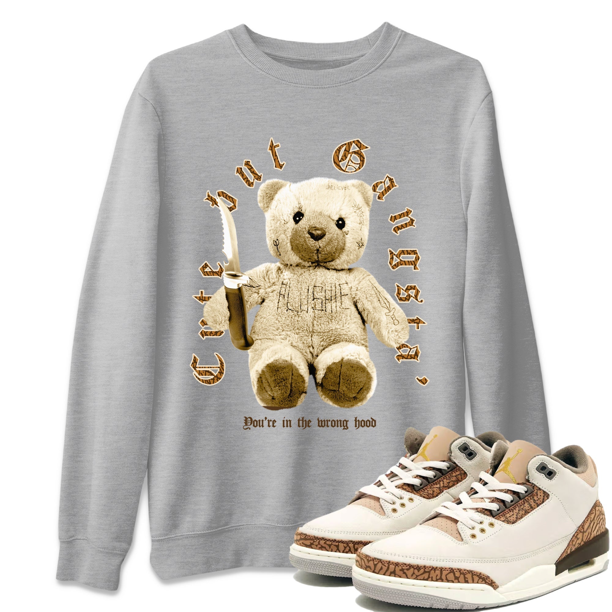 Cute Gangsta Unisex Tops - Air Jordan 3 Palomino