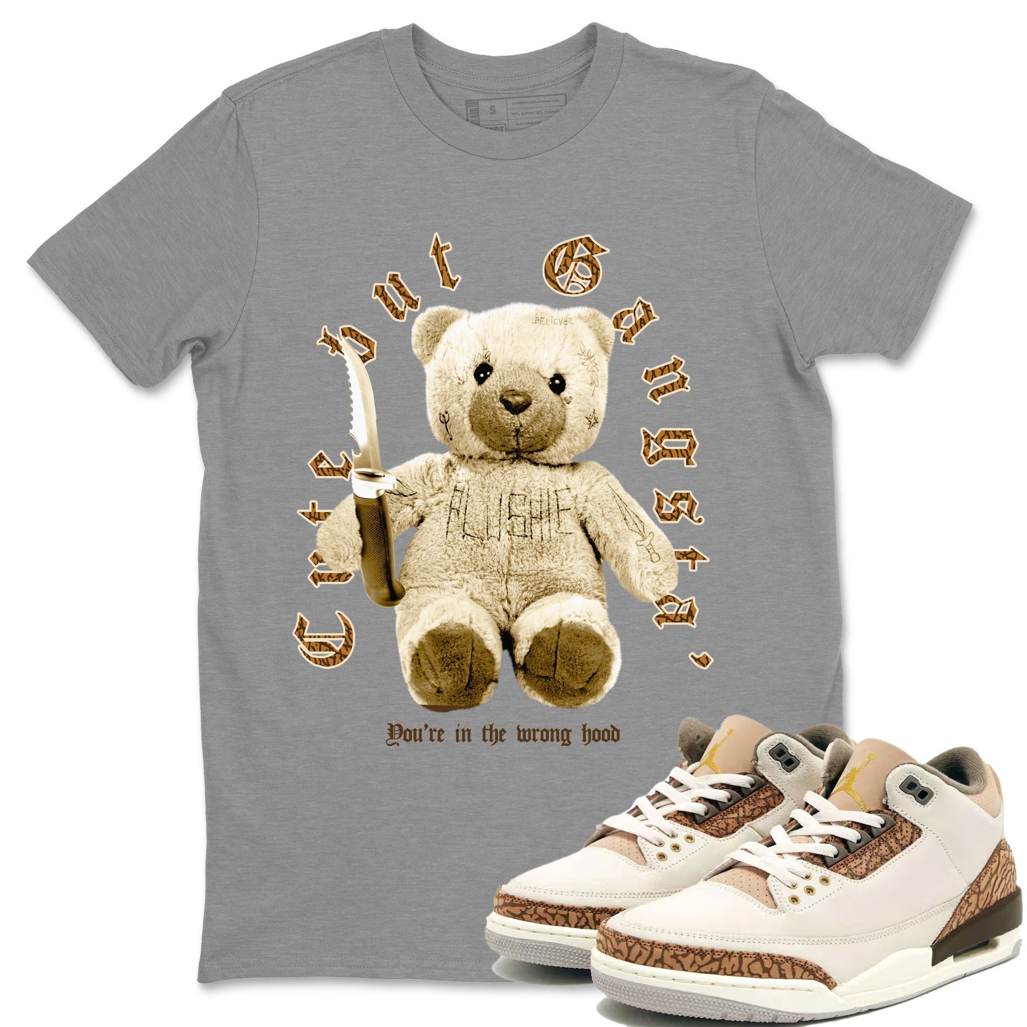 Cute Gangsta Unisex Tops - Air Jordan 3 Palomino