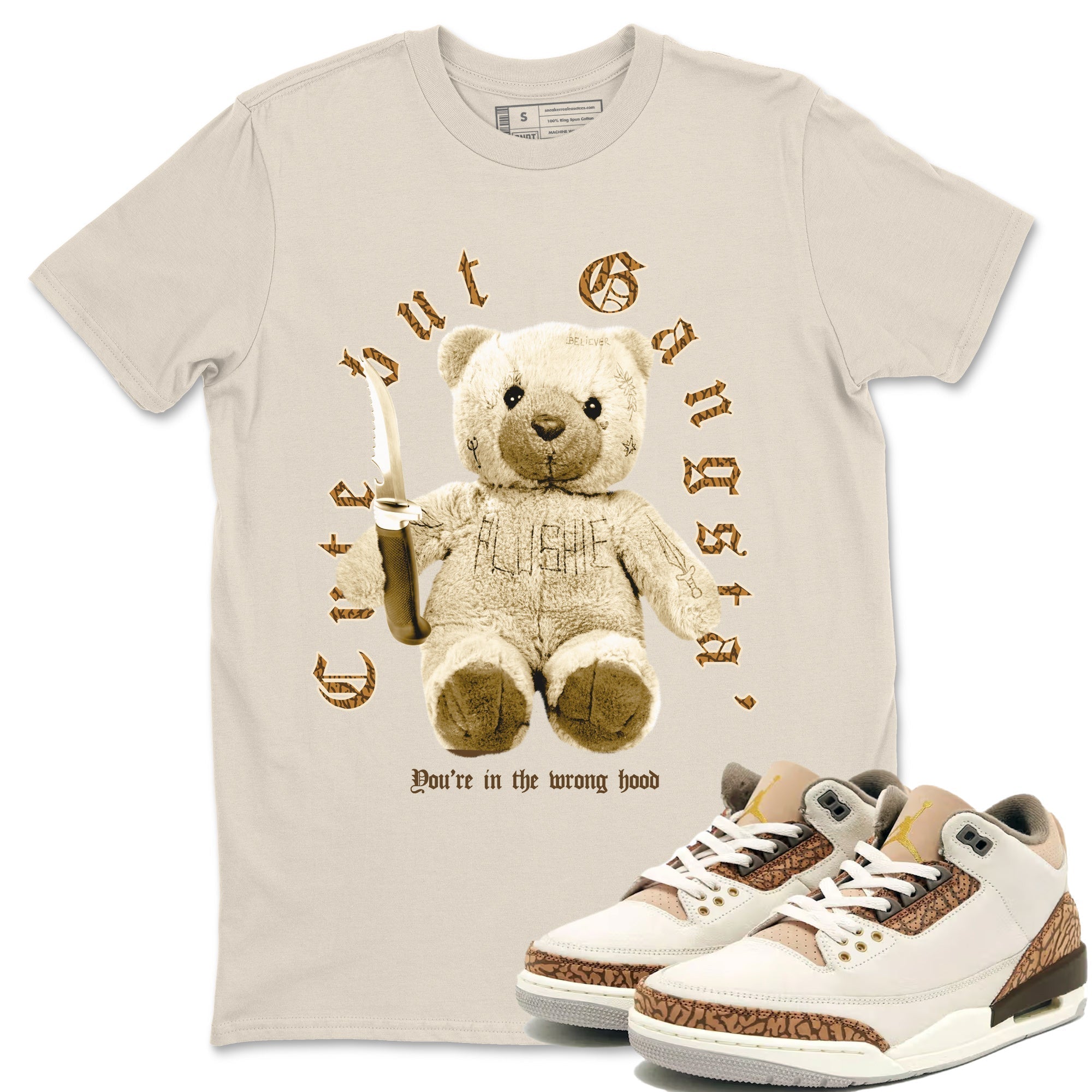Cute Gangsta Unisex Tops - Air Jordan 3 Palomino