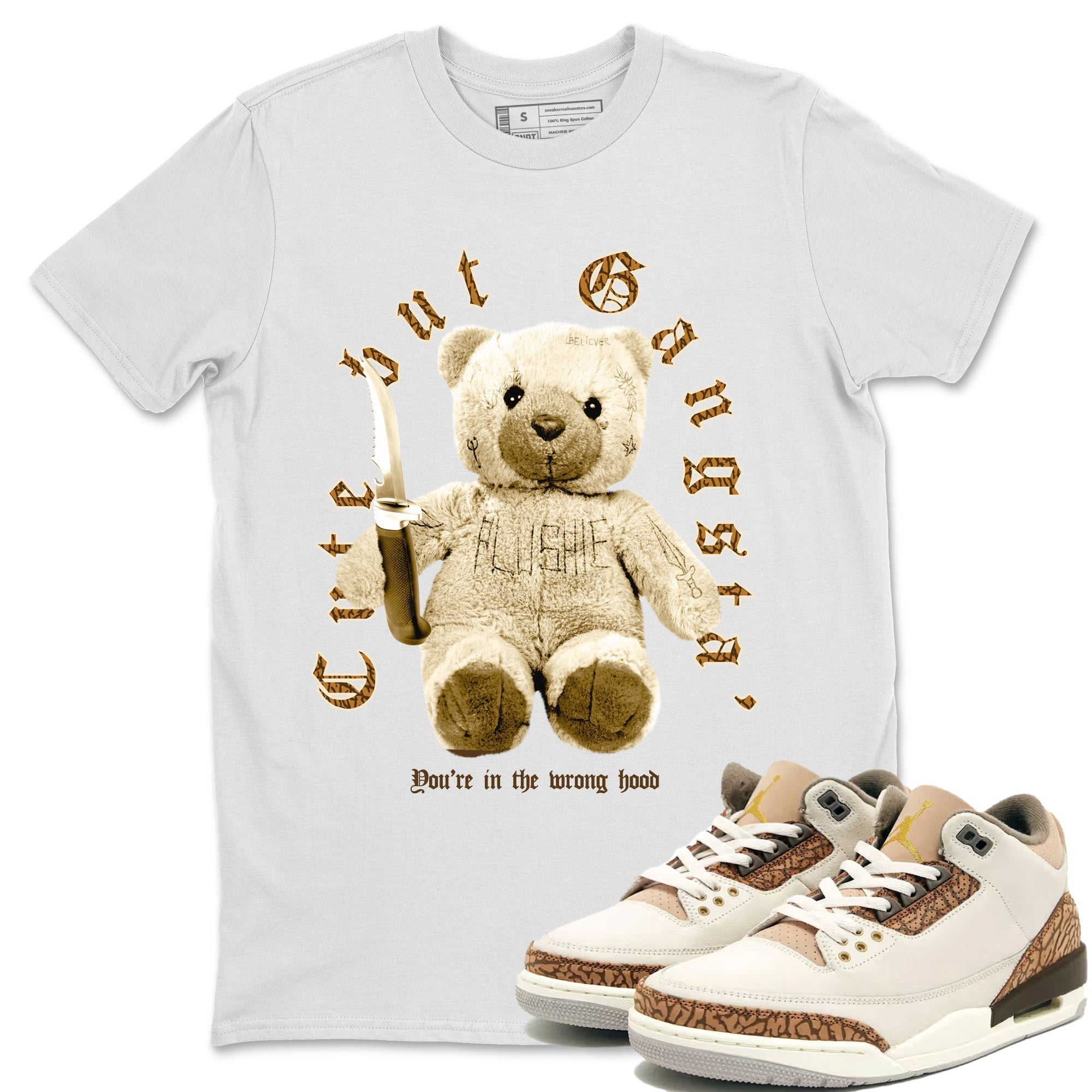 Cute Gangsta Unisex Tops - Air Jordan 3 Palomino