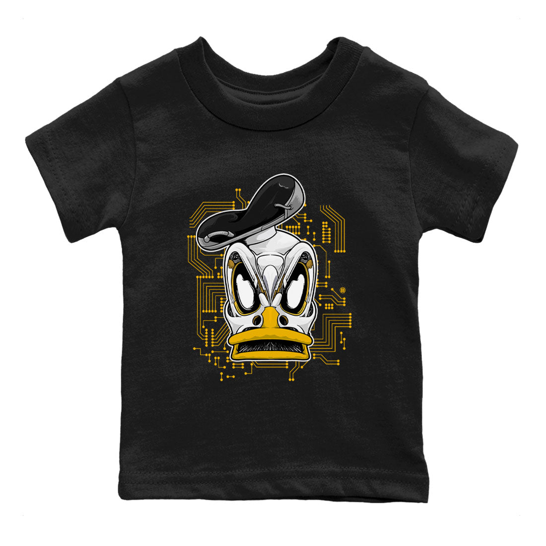 Cyber Duck snkmatch Tees Kids - Air Jordan 1 Yellow Ochre