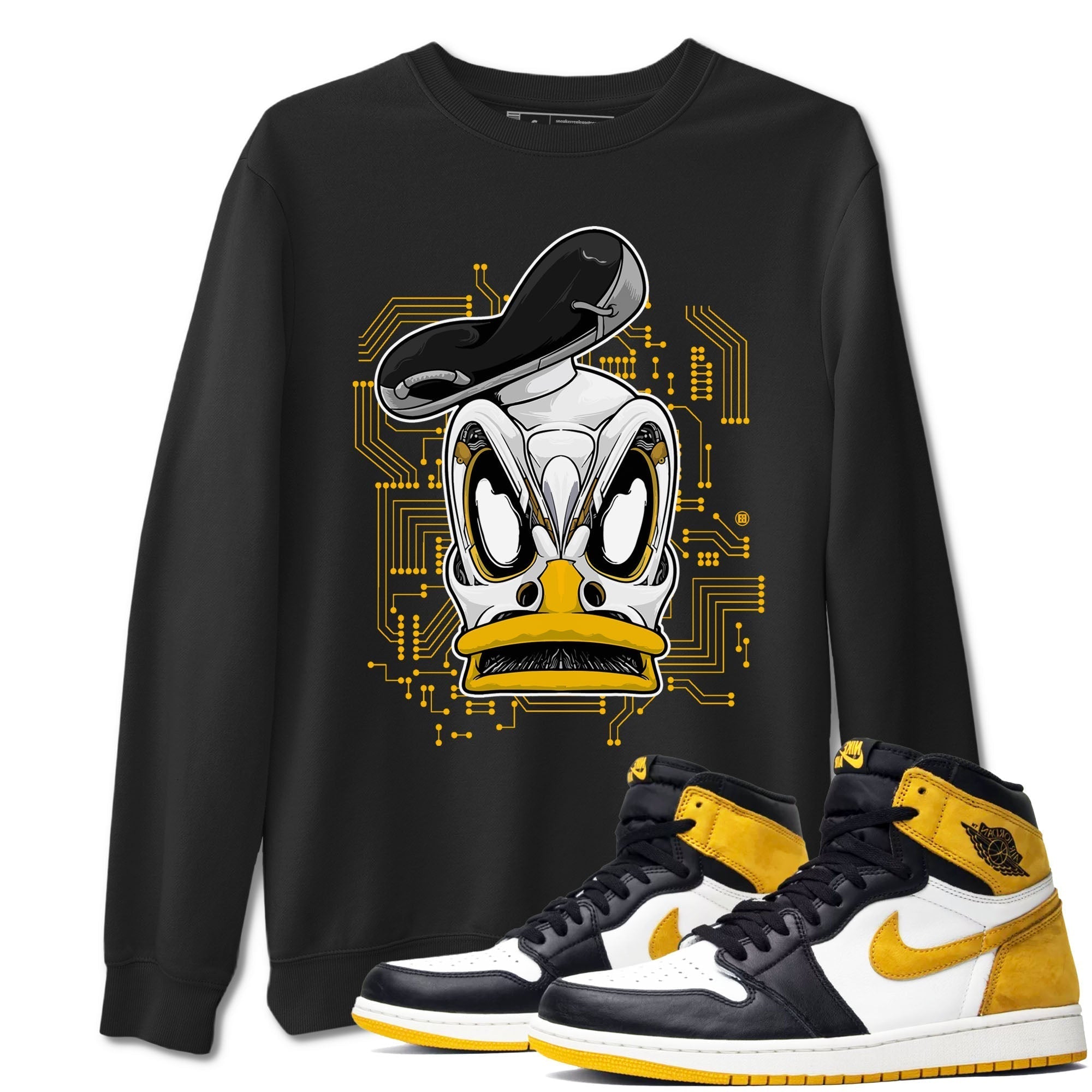 Cyber Duck snkmatch Tees - Air Jordan 1 Yellow Ochre