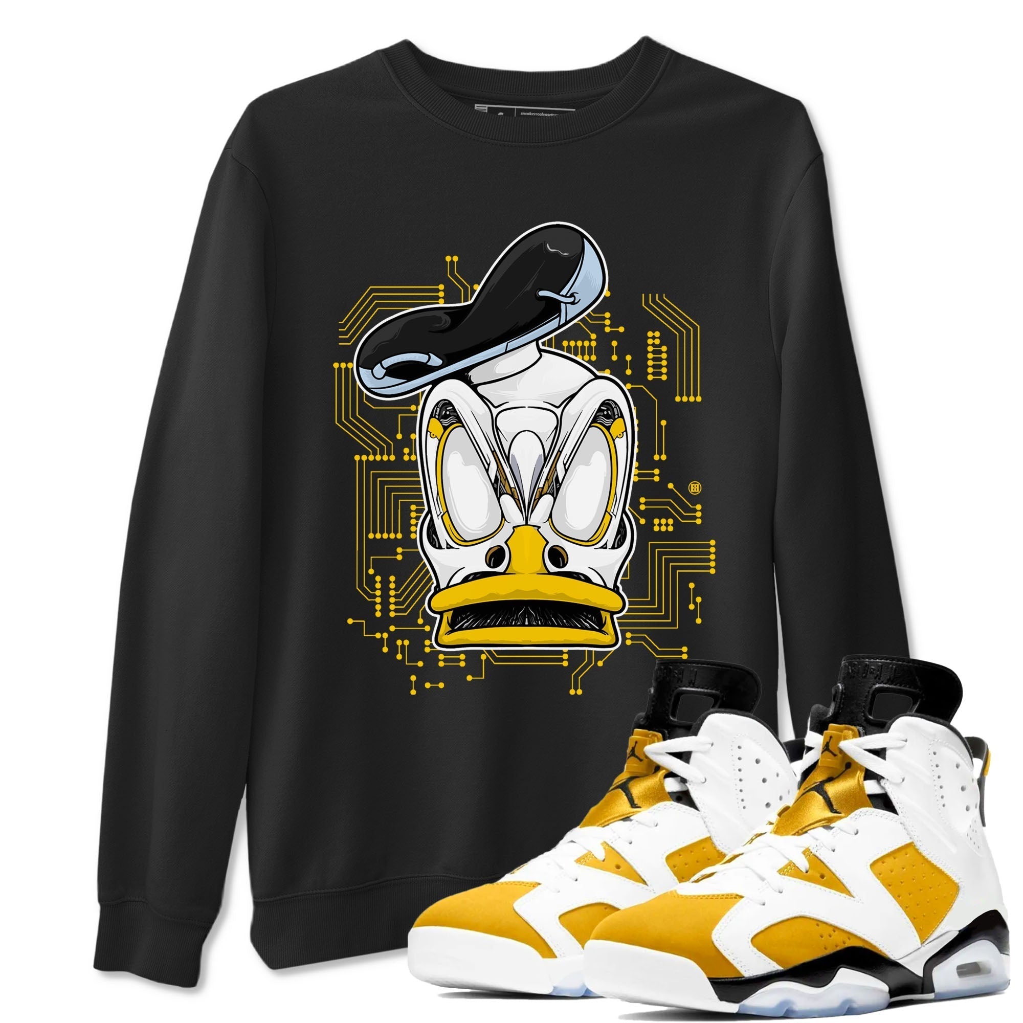 Cyber Duck snkmatch Tees - Air Jordan 6 Yellow Ochre