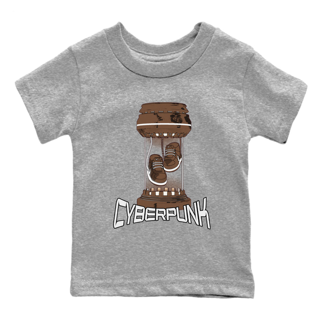 Cyberpunk snkmatch Tee Kids - Air Force 1 Chocolate
