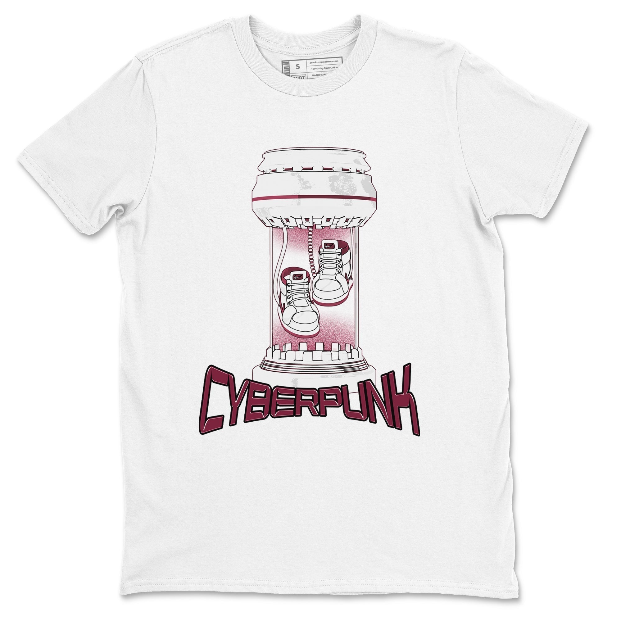Cyberpunk snkmatch Tee - Air Jordan 1 Metallic Burgundy