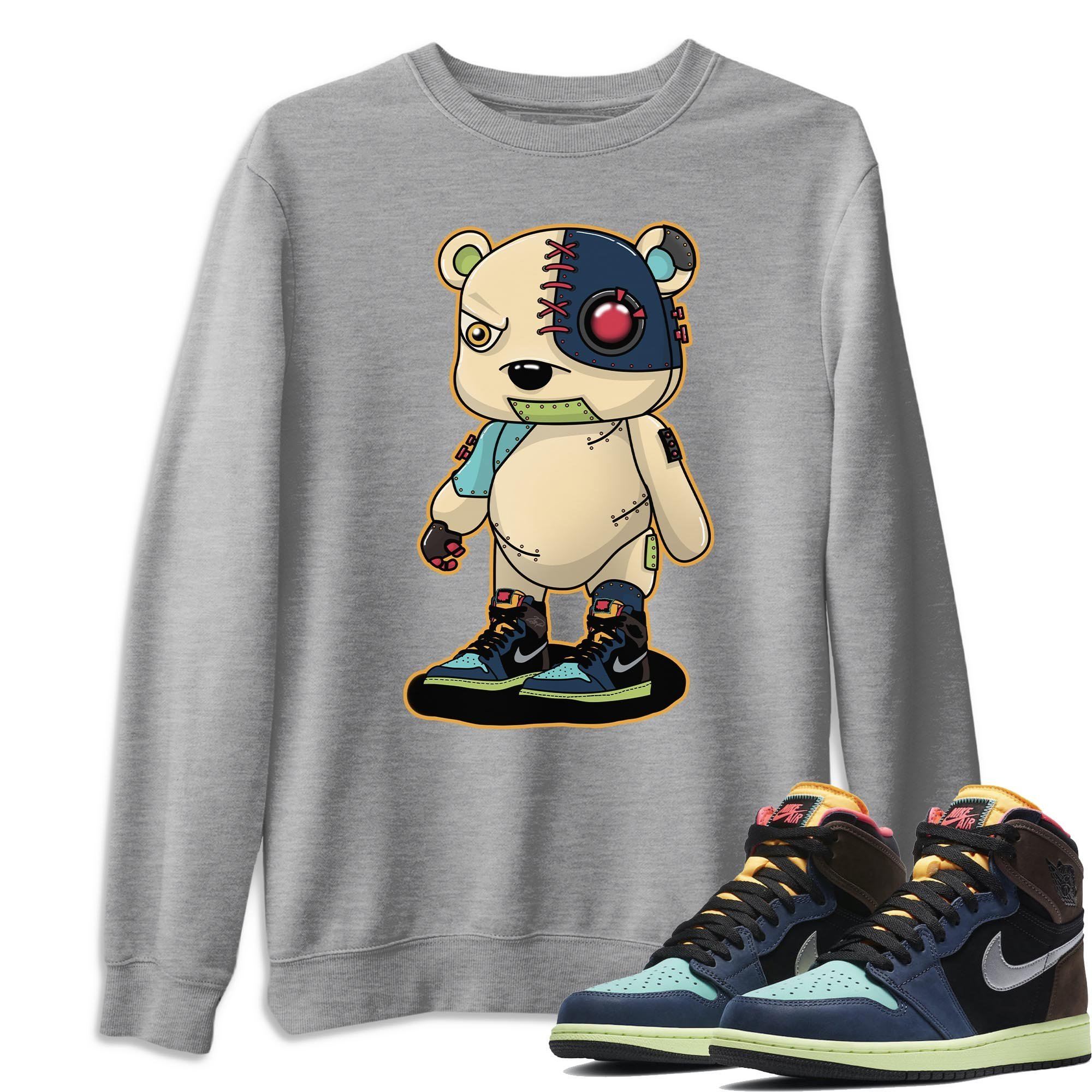 Cyborg Bear Unisex Tops - Air Jordan 1 Bio Hack