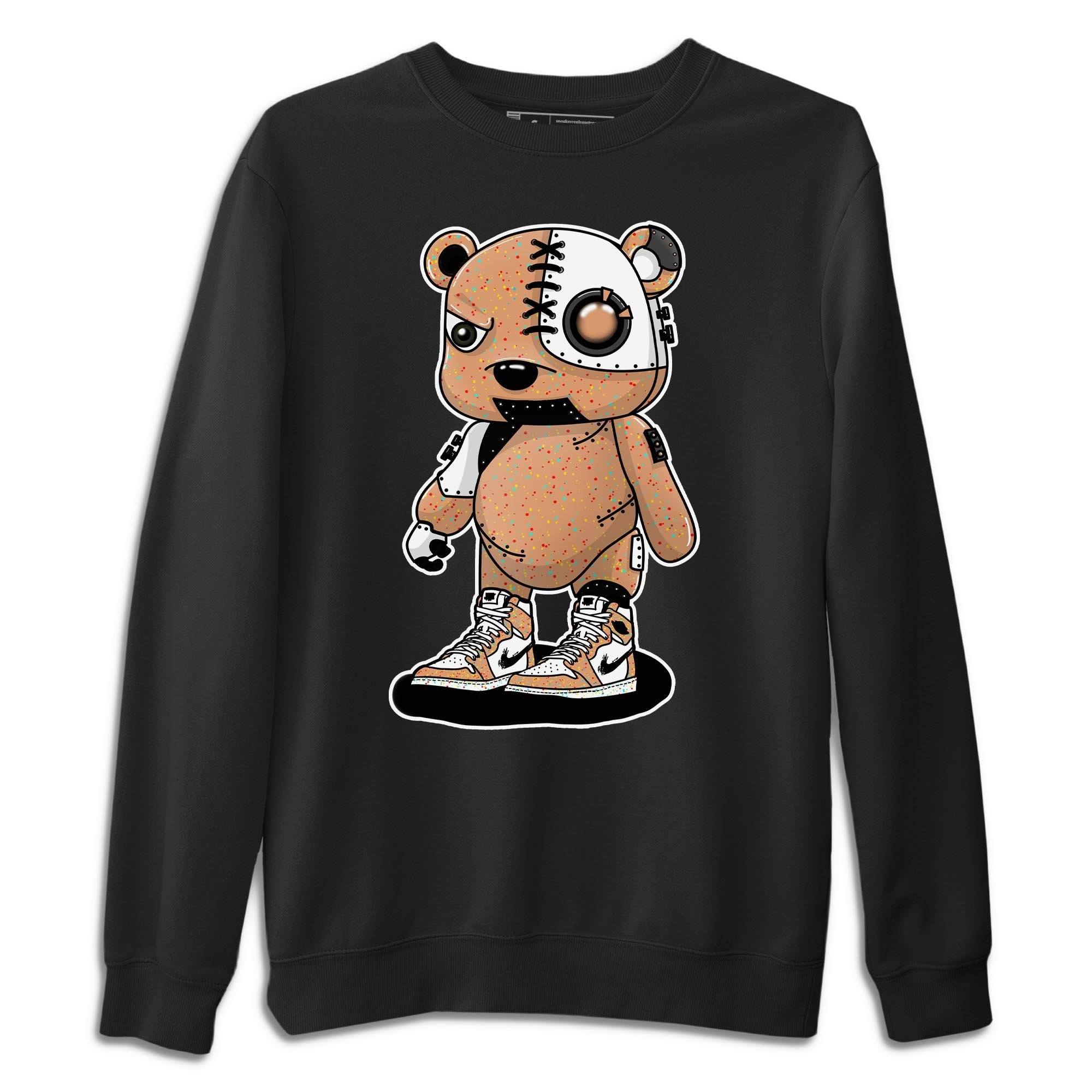 Cyborg Bear Unisex Tops - Air Jordan 1 Brushstroke