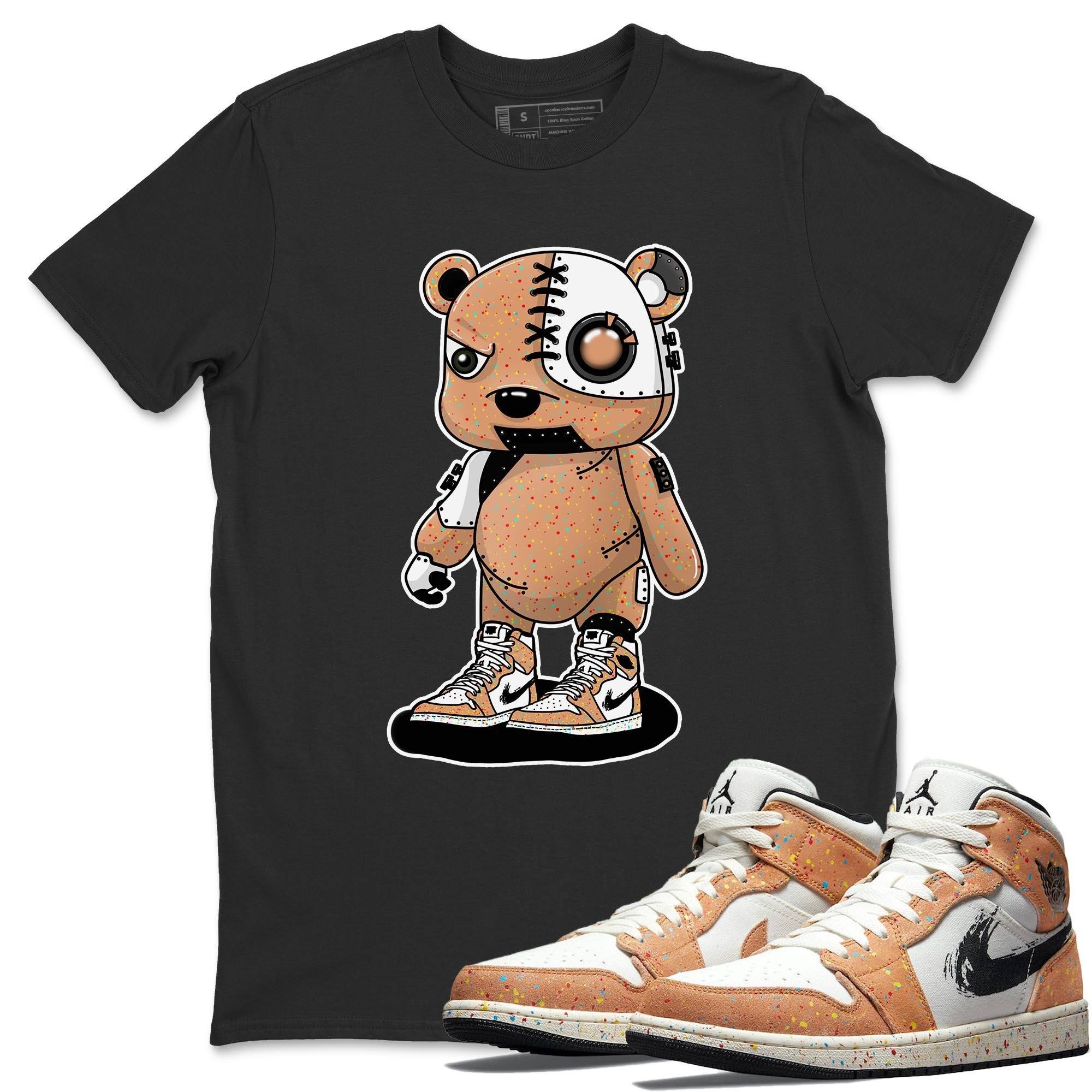 Cyborg Bear Unisex Tops - Air Jordan 1 Brushstroke